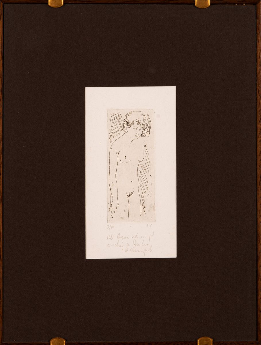 Alberto Manfredi - Lotto di 3 Disegni con Figure Femminili