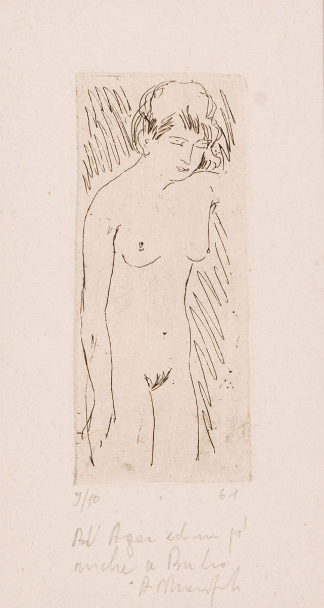 Alberto Manfredi - Lotto di 3 Disegni con Figure Femminili