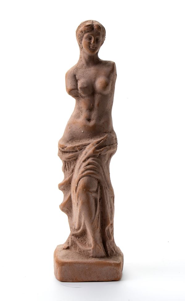 Scultura in terracotta riproducente Venere di Milo, oggi nel Museo del Louvre 