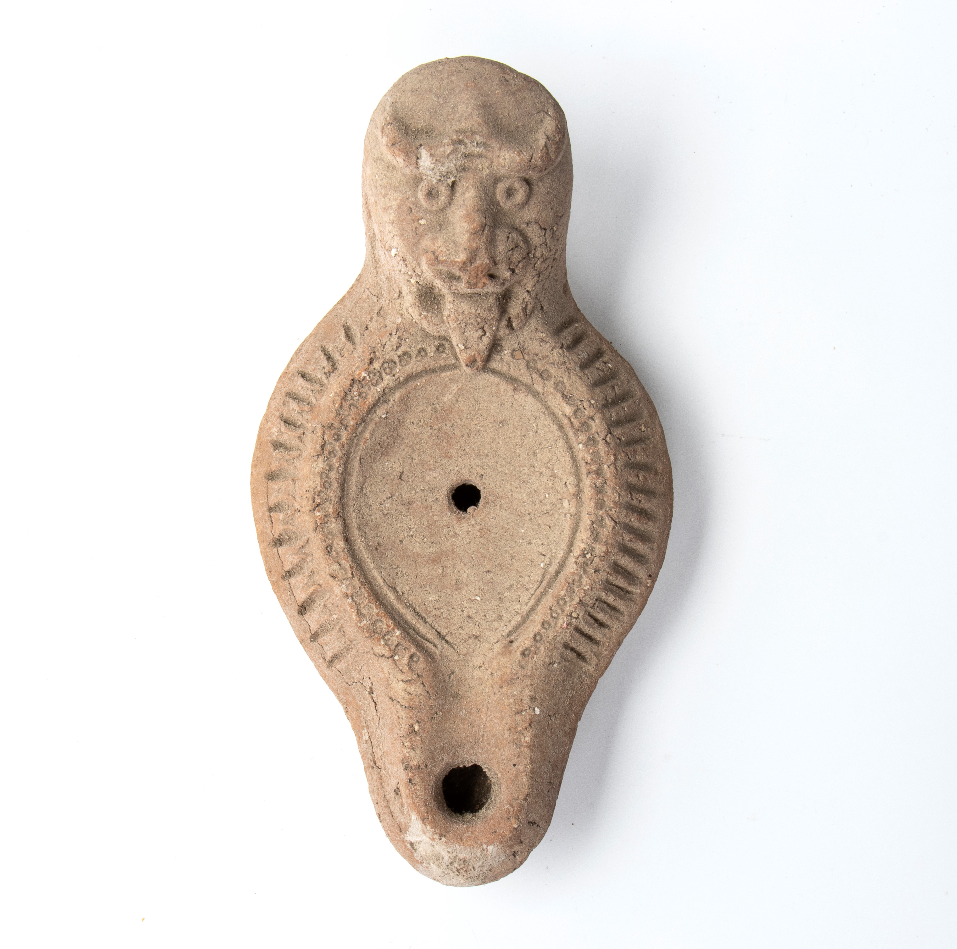 Lucerna in terracotta