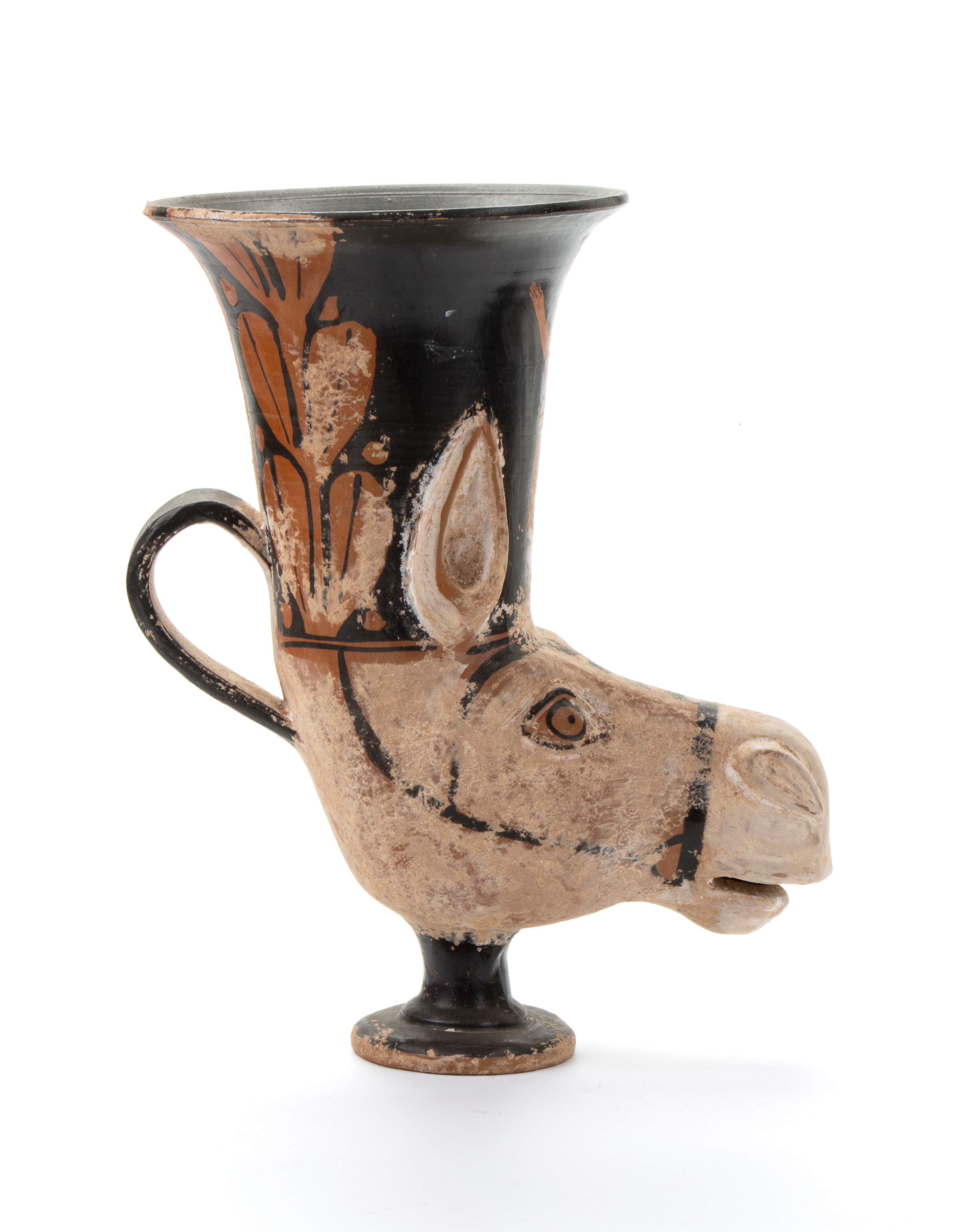 Rhyton a testa d'asino