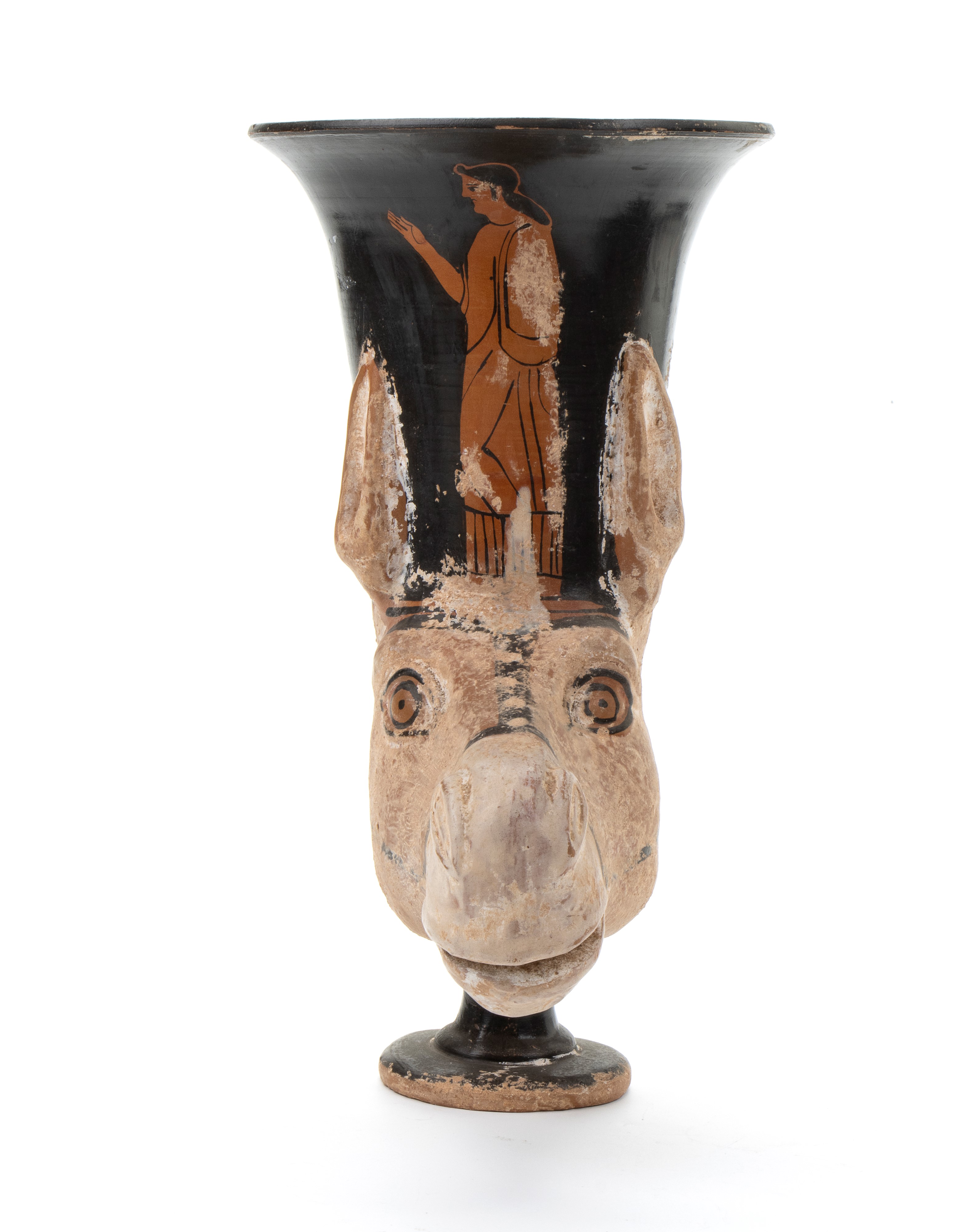 Rhyton a testa d'asino
