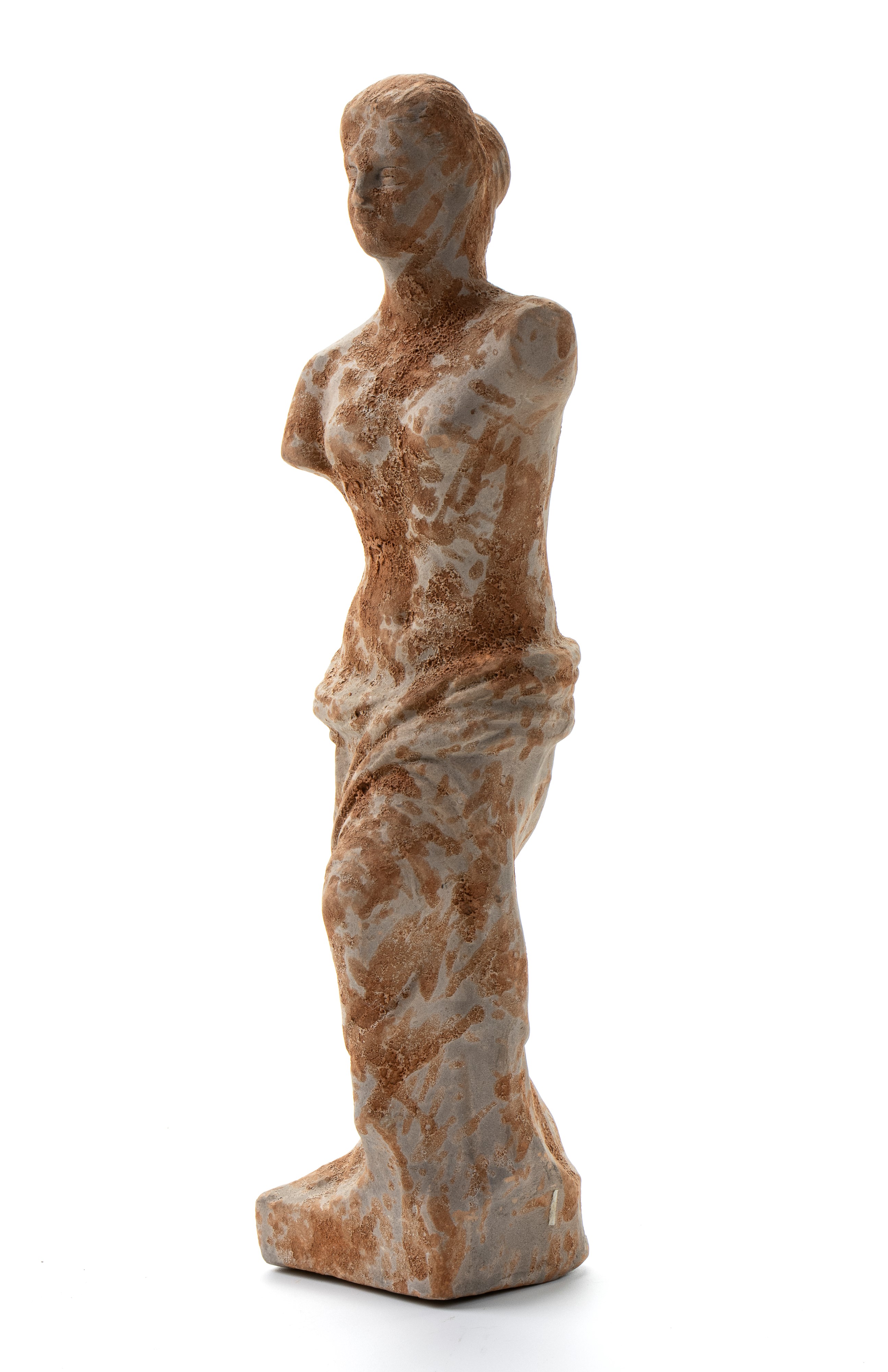 Scultura in terracotta, copia della Venere di Milo
