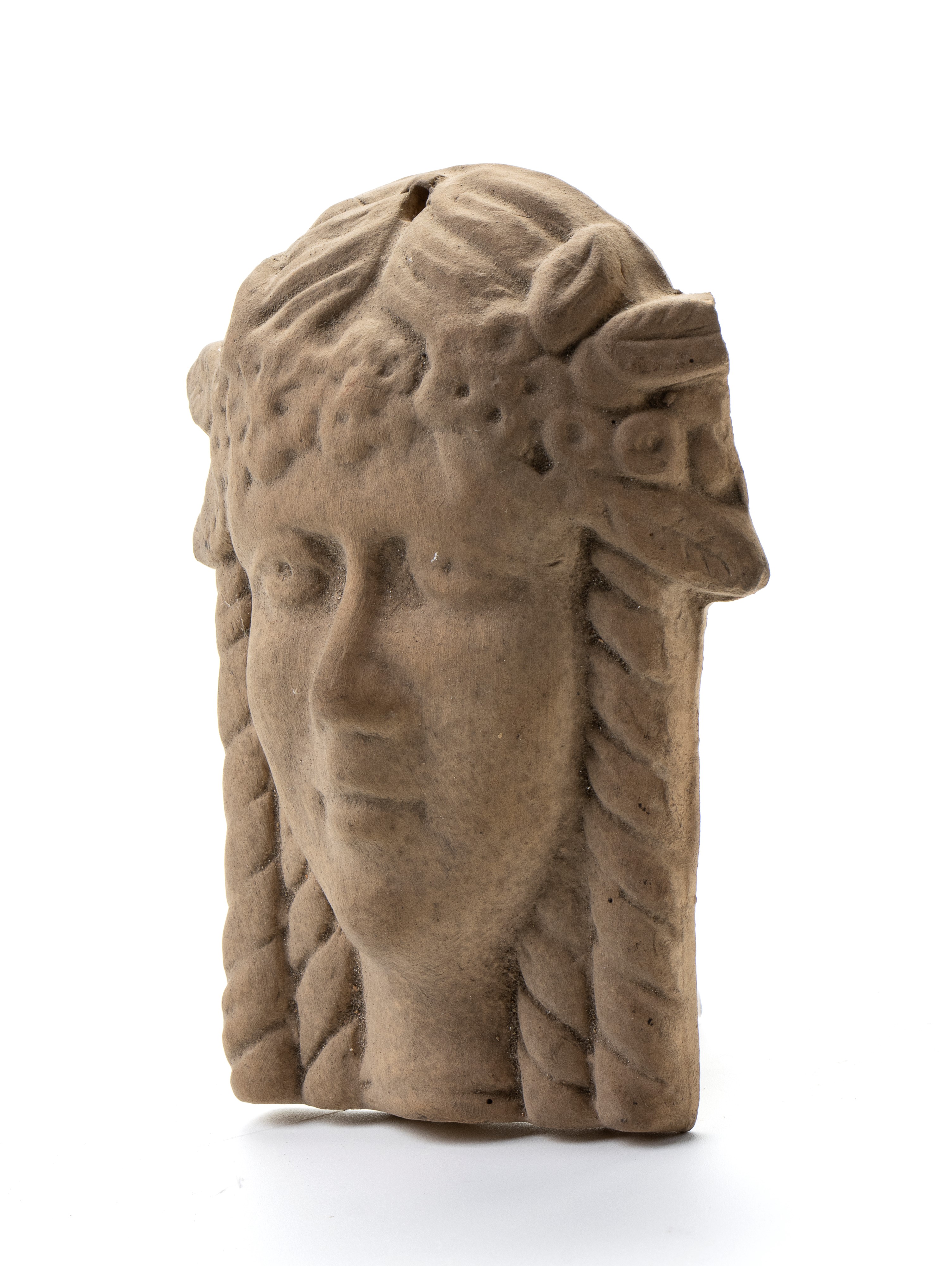 Formella con figura femminile a rilievo