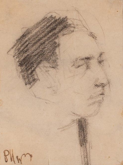 Piero Marussig - Ritratto maschile