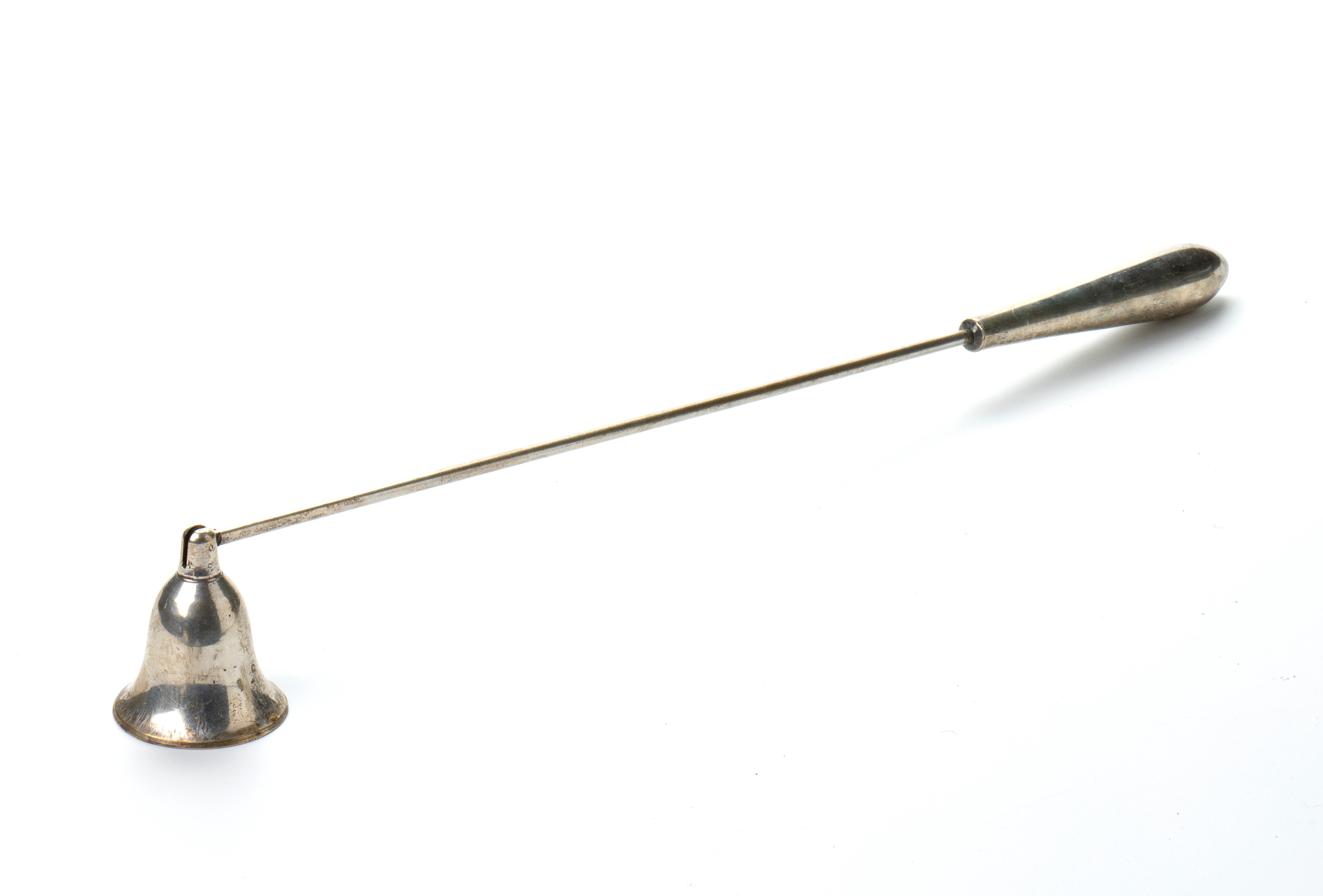 Spegnicandela in metallo argentato