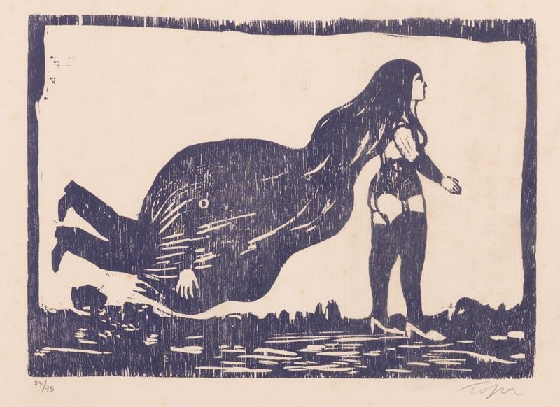 Roland Topor - Figura Femminile