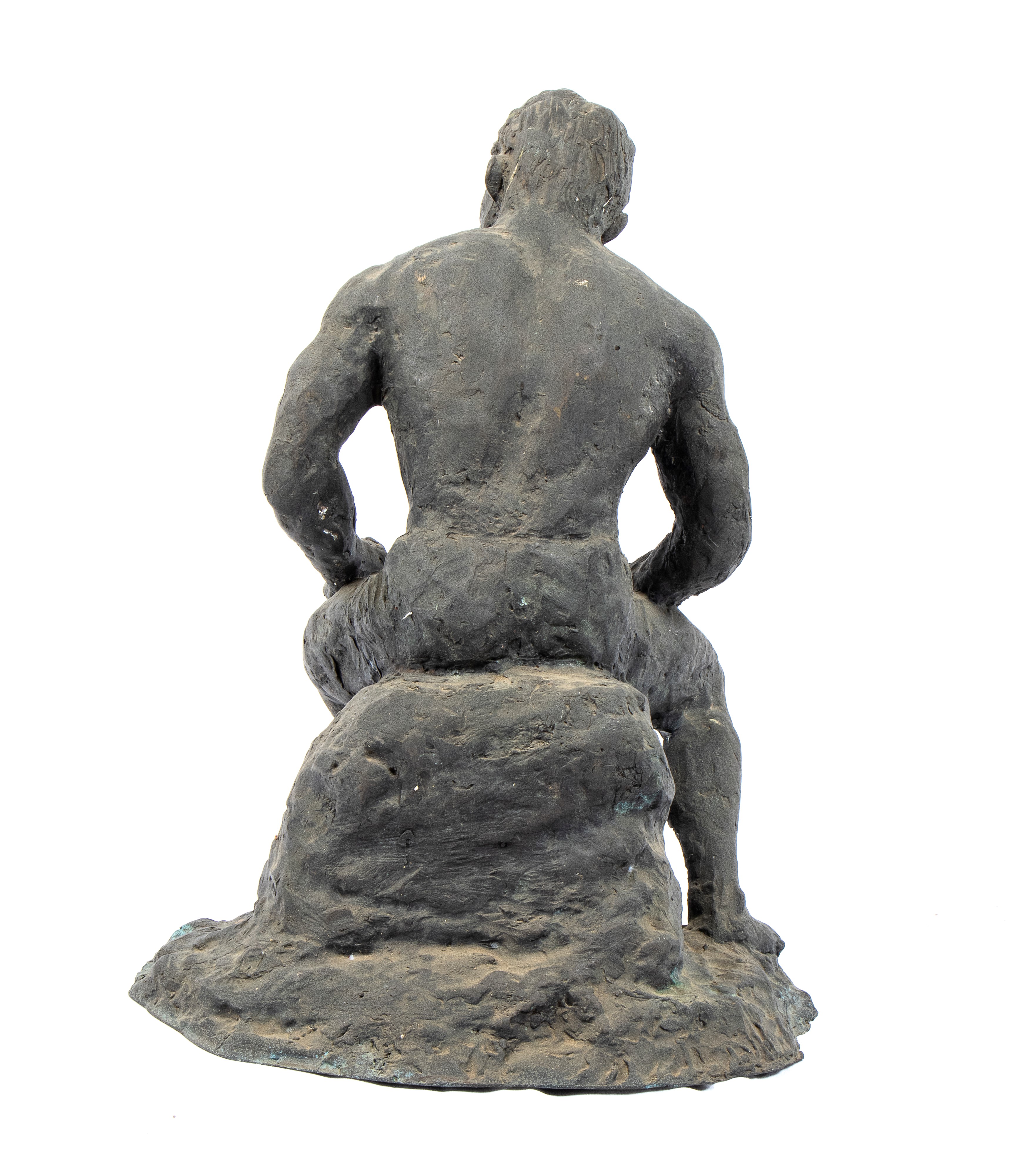 Scultura in Bronzo Raffigurante il Riposo del Pugile