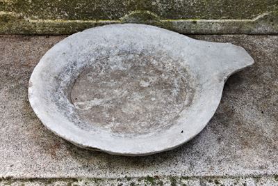 Vassoio con Presa in Marmo Bianco