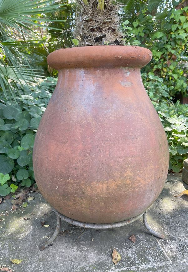 Orcio in terracotta  - Asta Collezione Eredità Architetto Massimo Papiri  - Gliubich Casa d'Aste