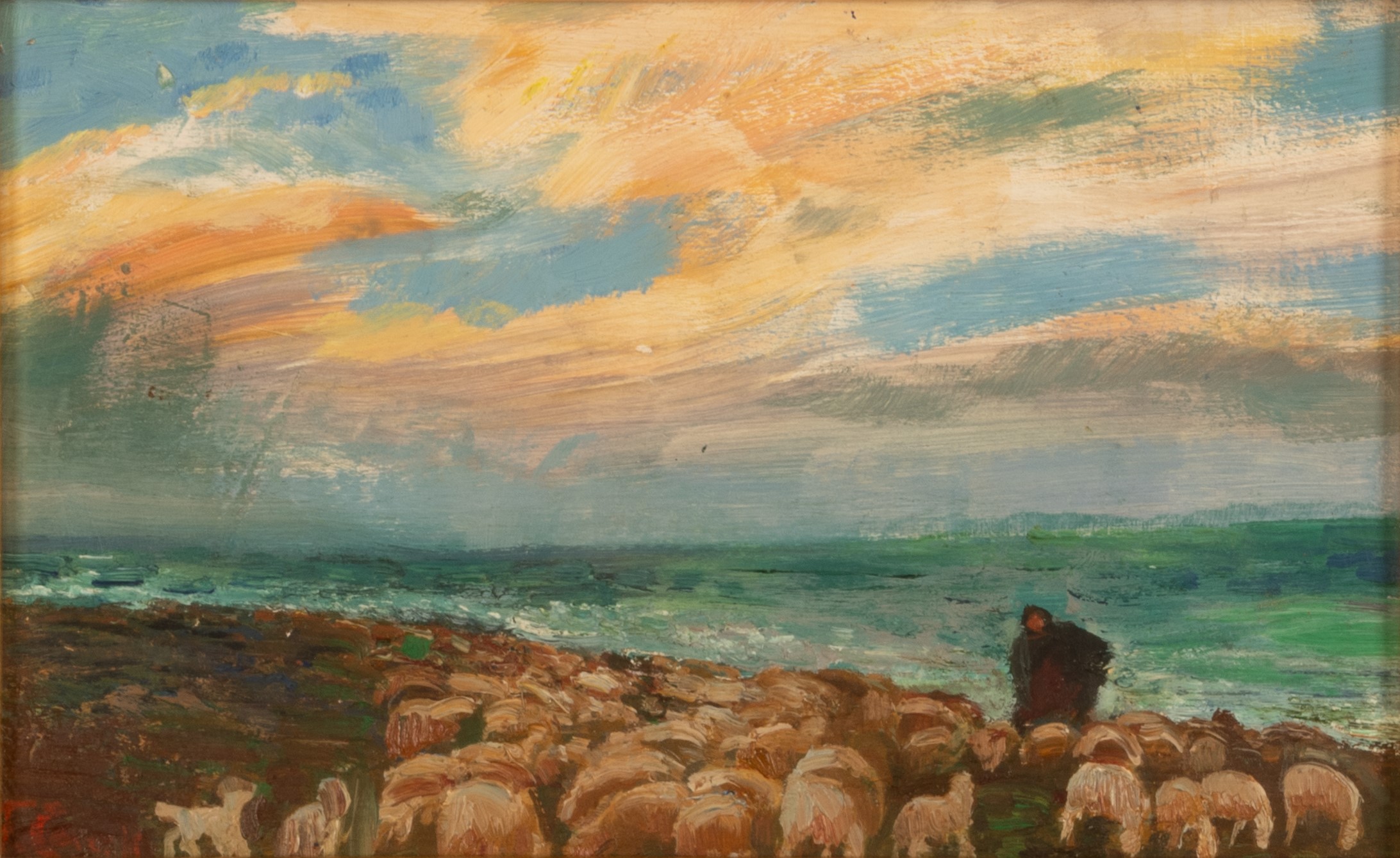 Tommaso Cascella - Transumanza sulla Spiaggia Dell'adriatico