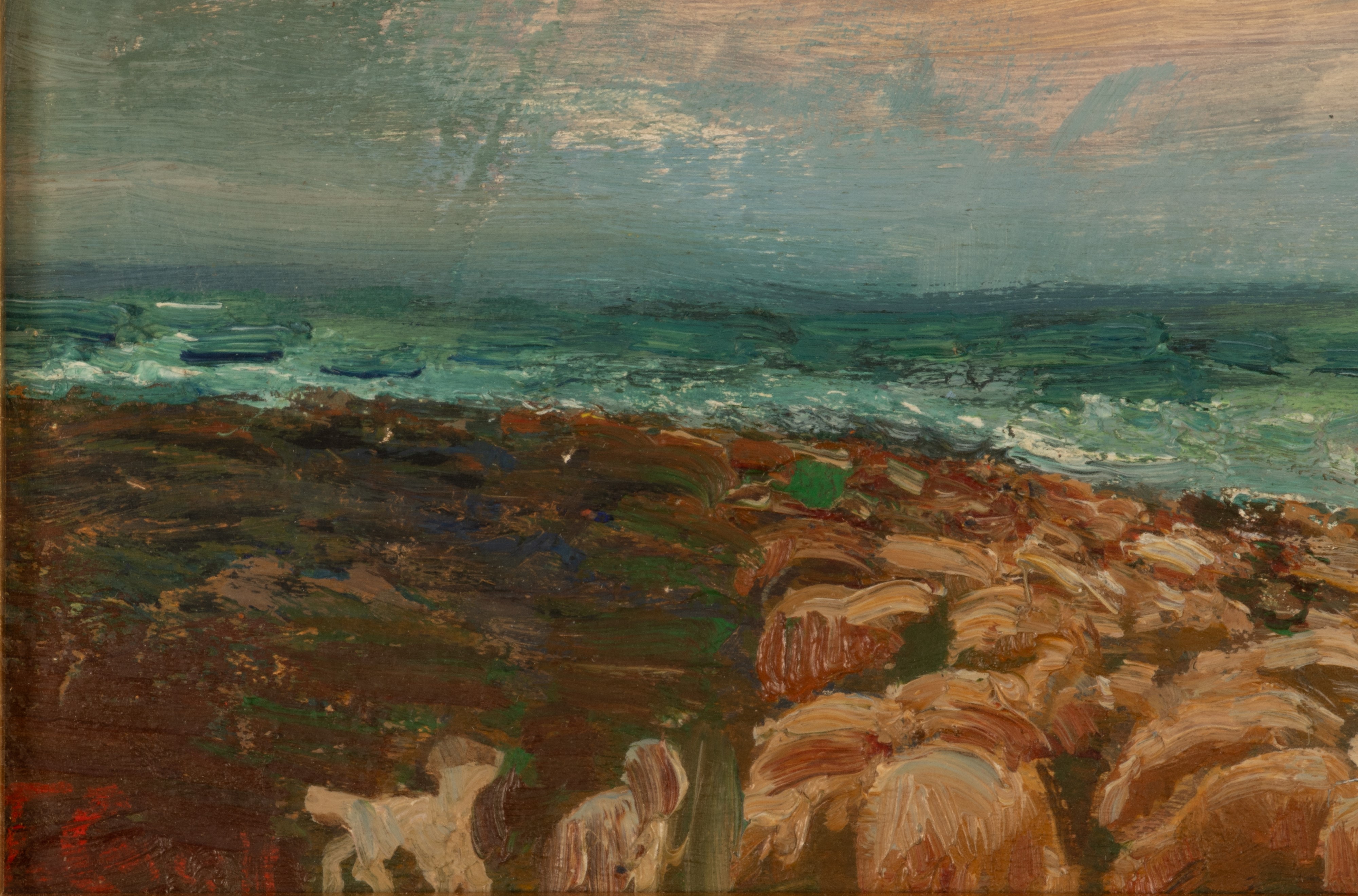 Tommaso Cascella - Transumanza sulla Spiaggia Dell'adriatico
