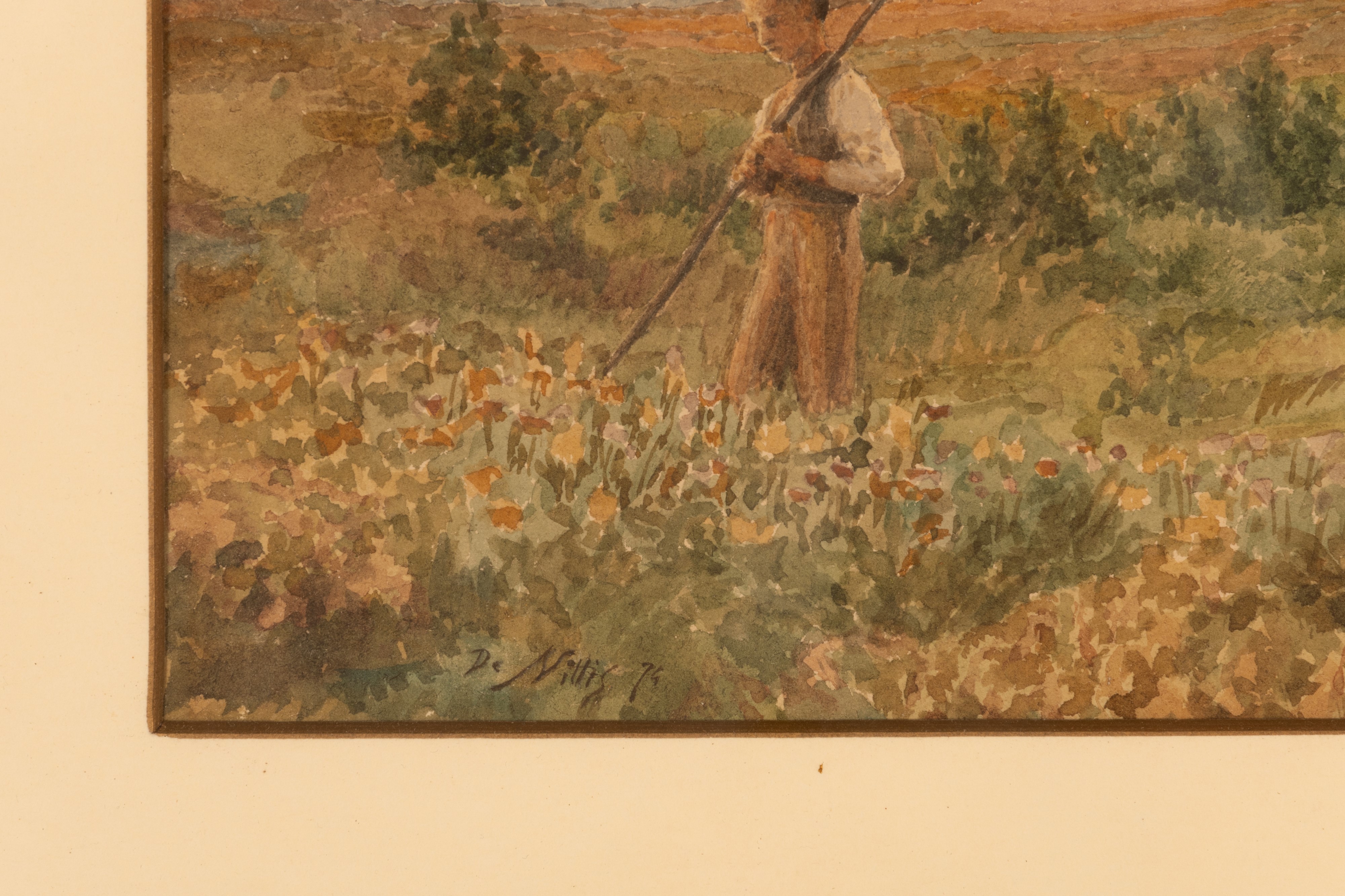 Giuseppe De Nittis - Contadino nei Campi