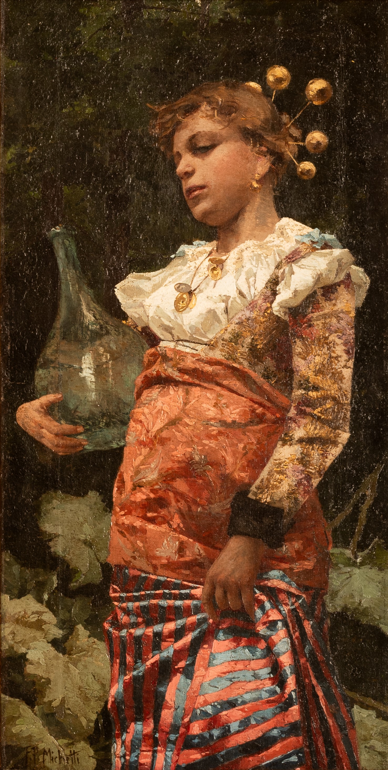 Ritratto di Nunziata Cermignani in Michetti