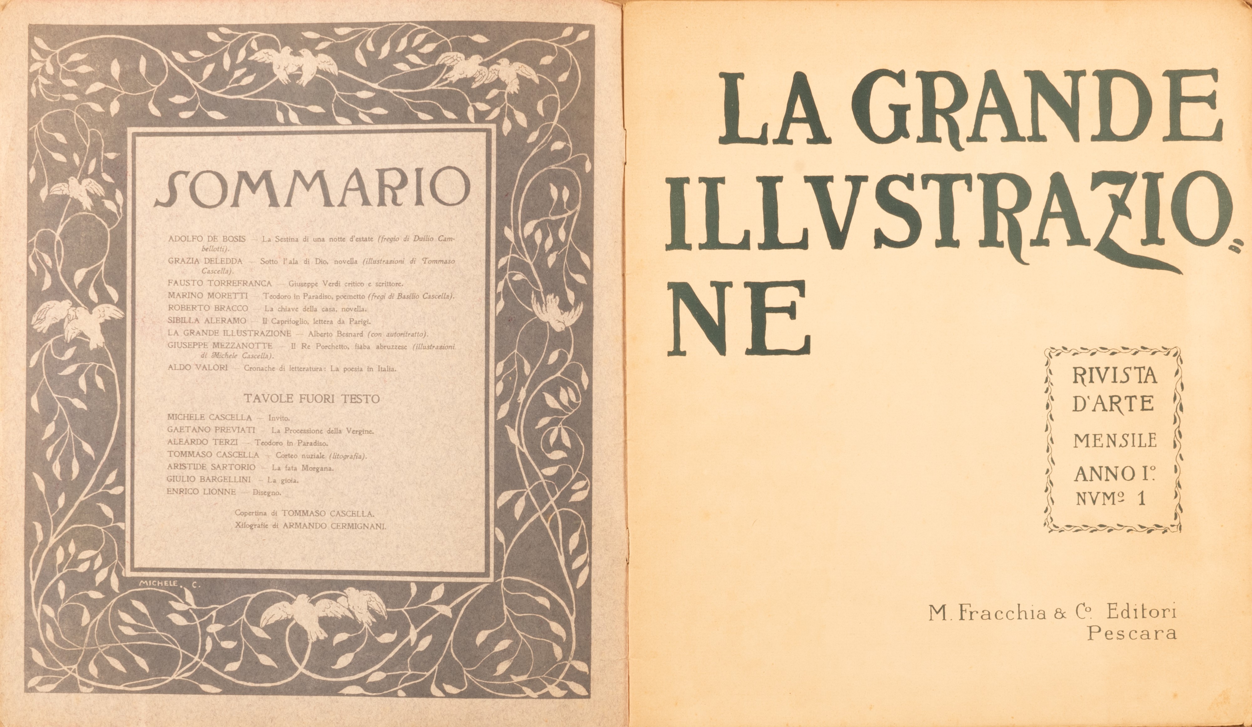 La Grande Illustrazione, anno I n. 1