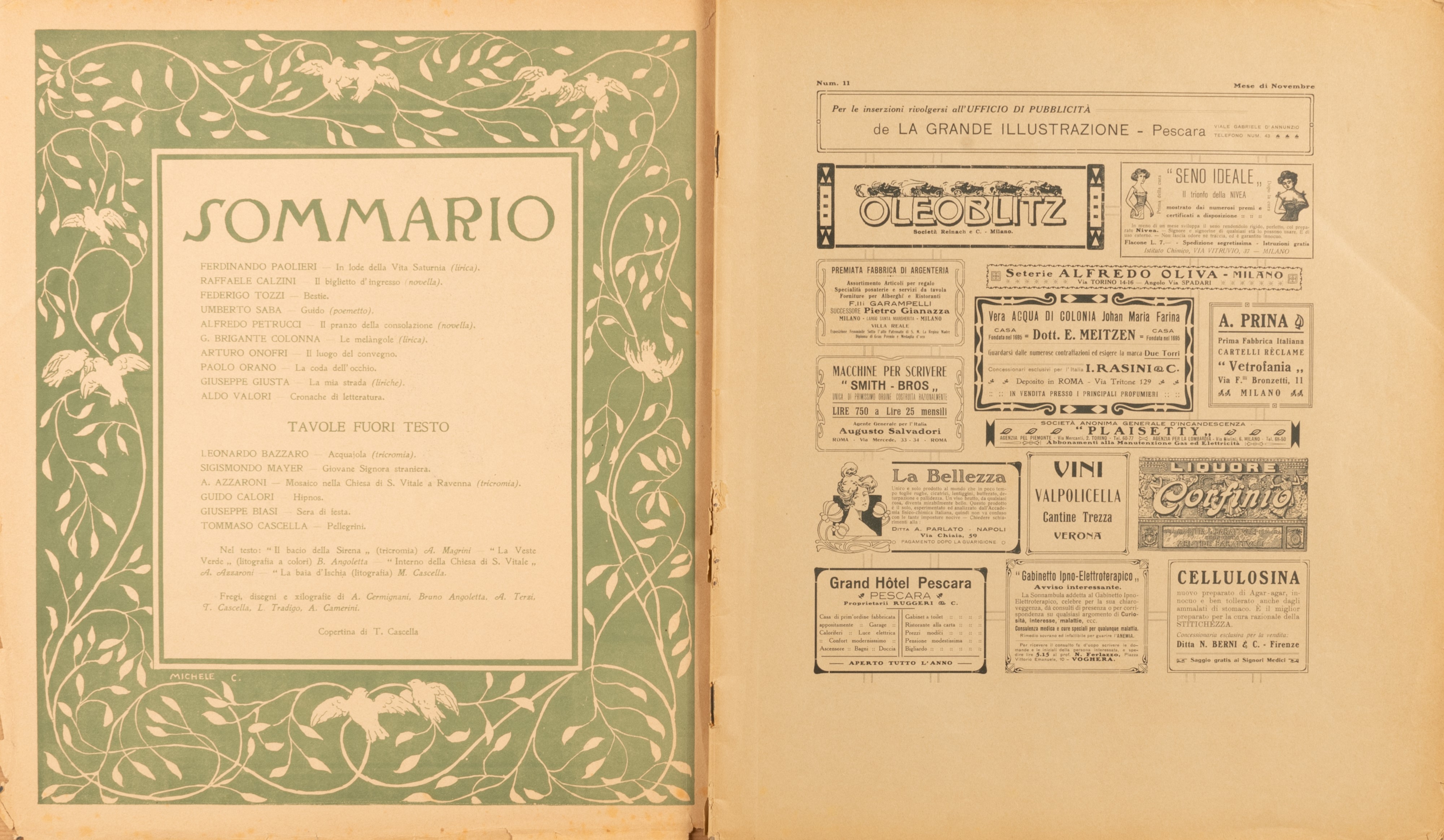 La Grande Illustrazione, anno I n. 11