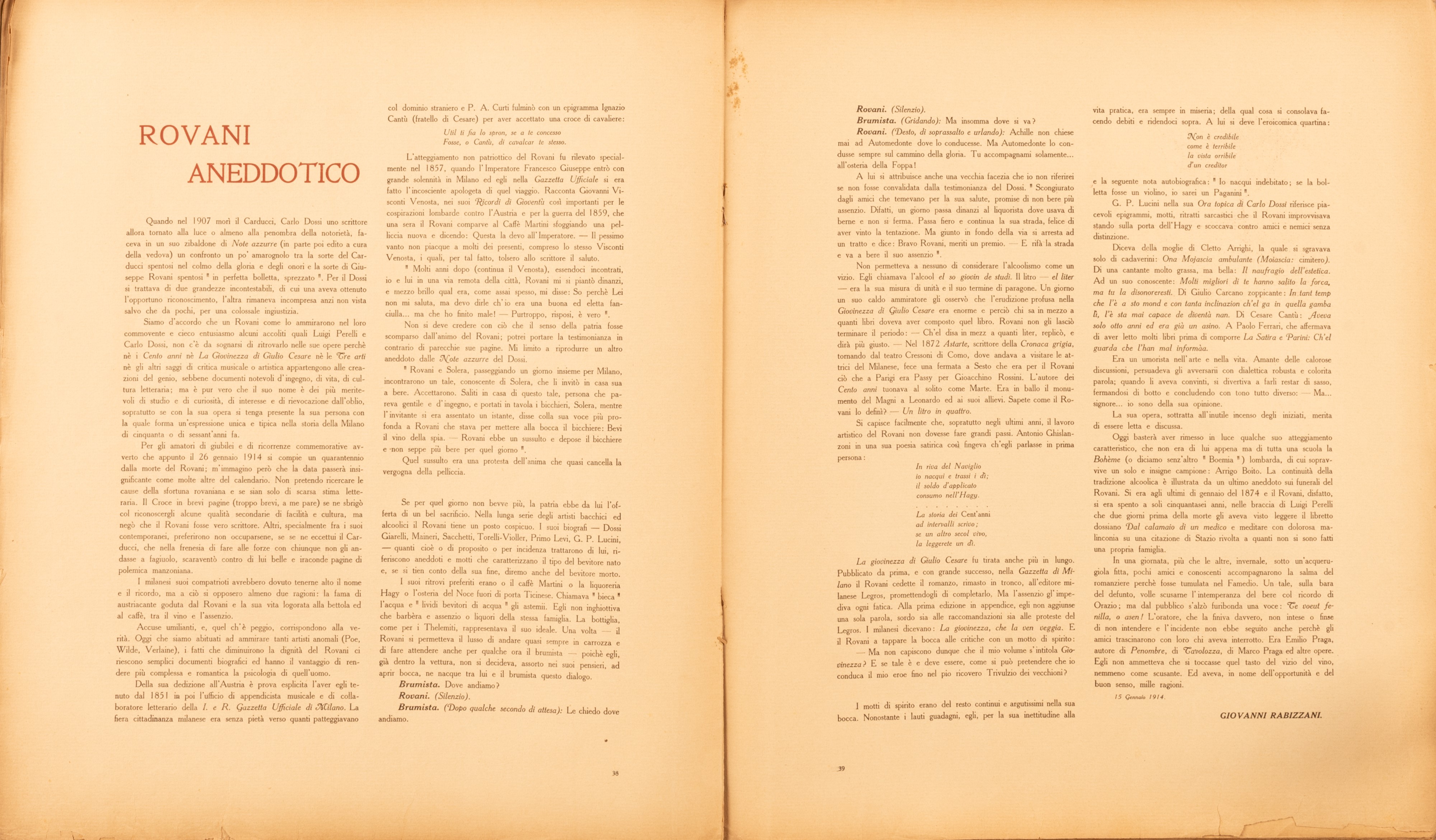 La Grande Illustrazione, Anno i N. 2