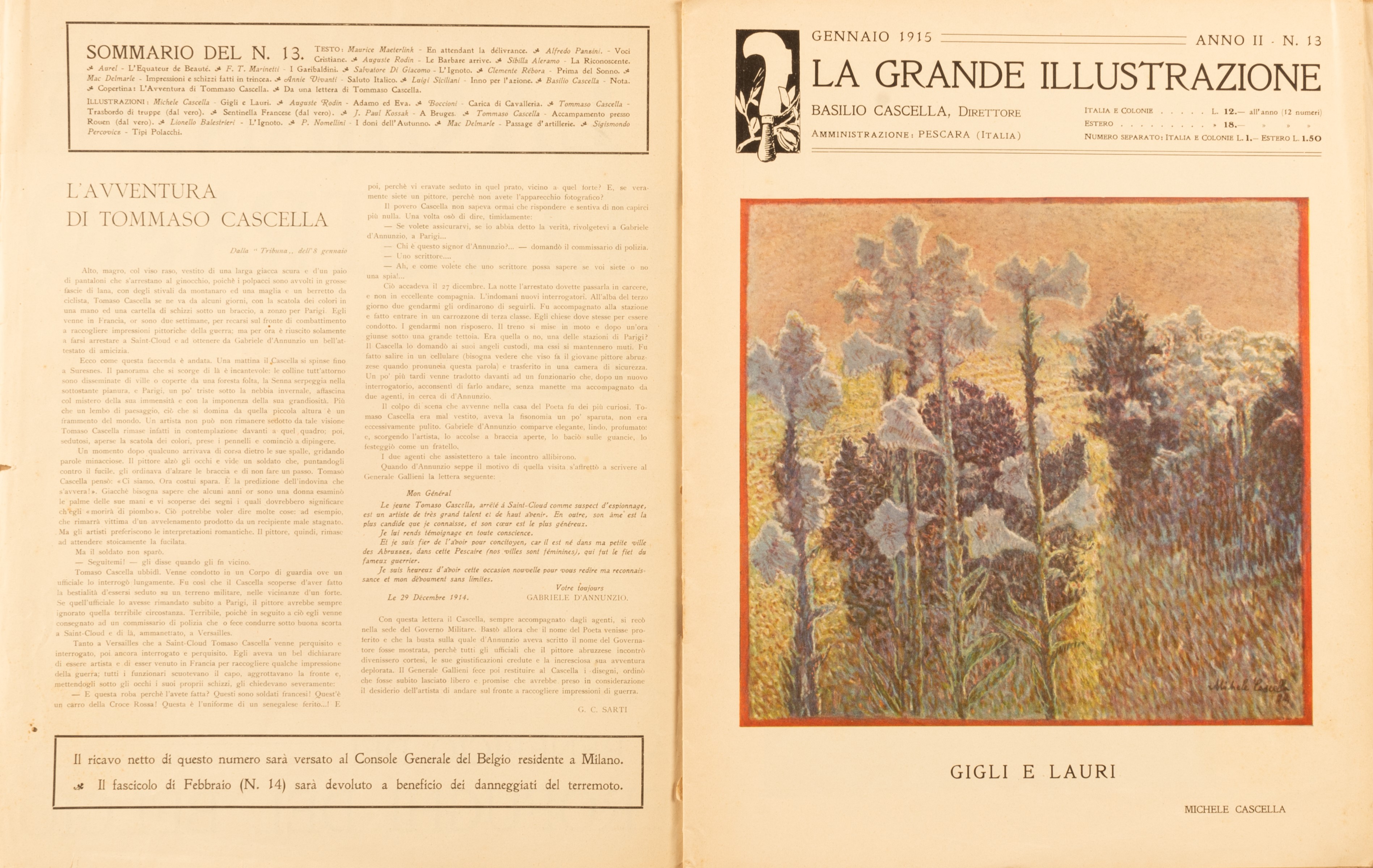La Grande Illustrazione, Anno i N. 13