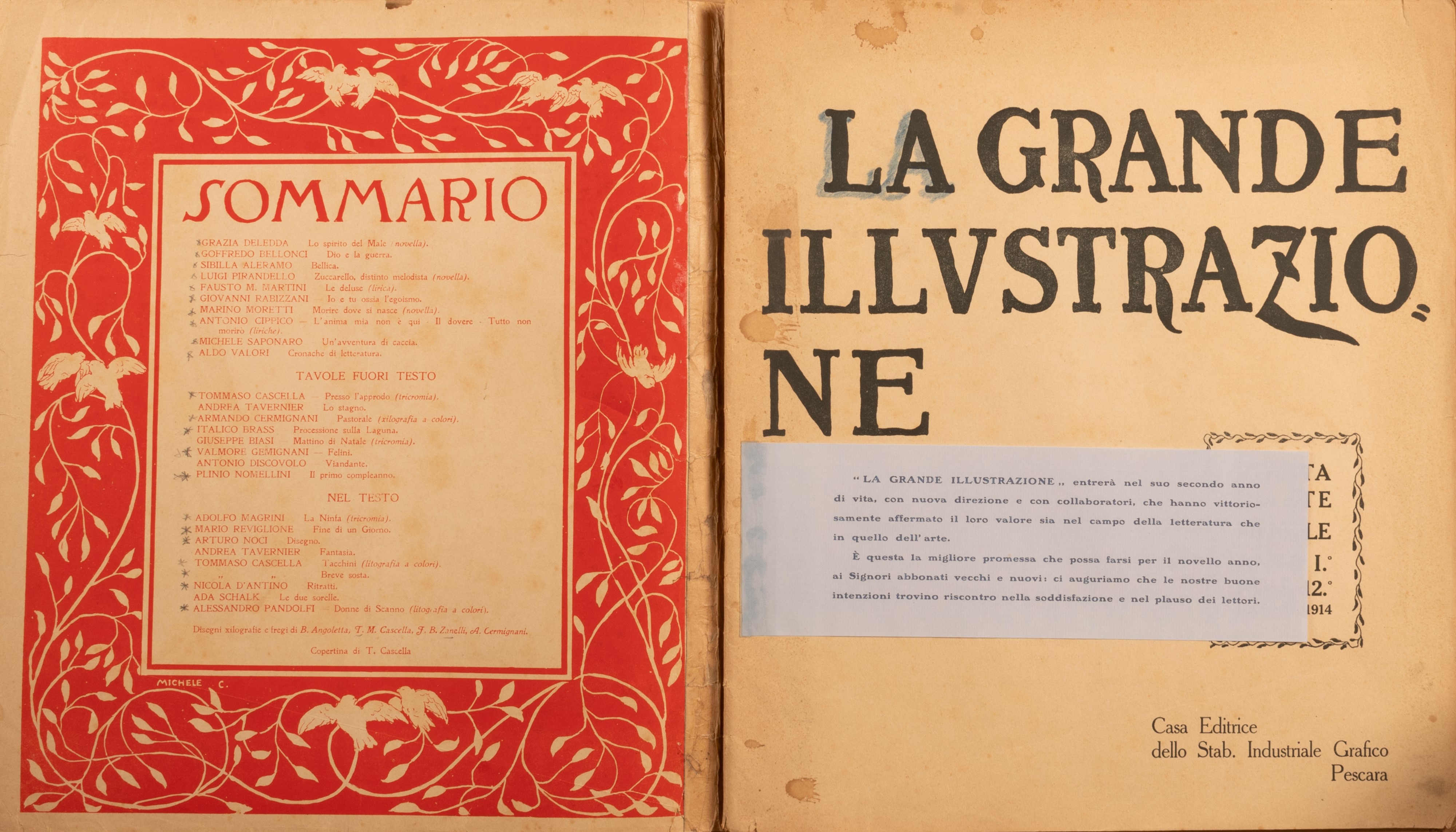La Grande Illustrazione, Anno i N. 12