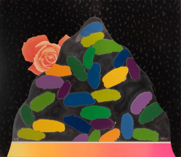 Concetto Pozzati - La rosa