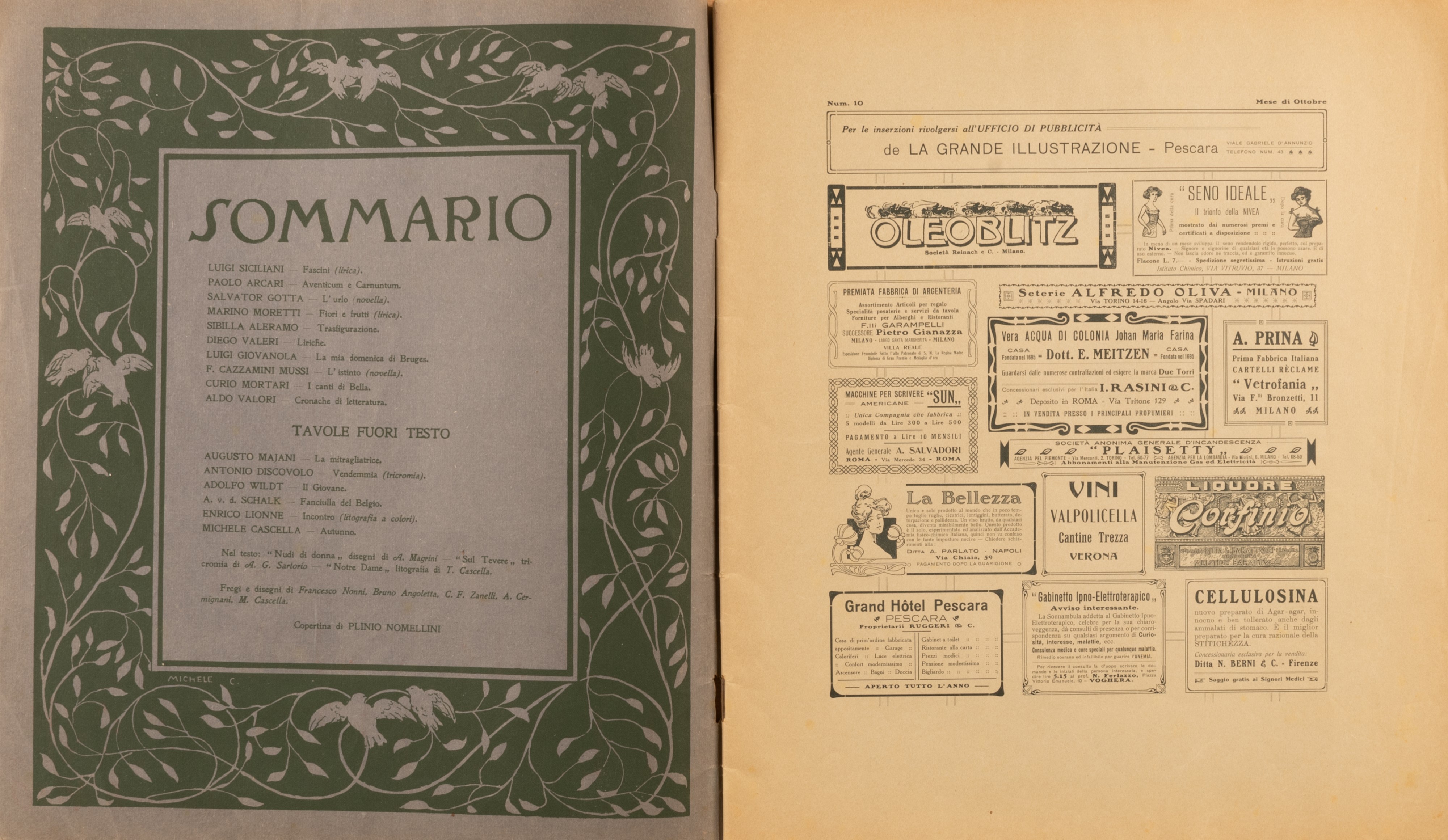 La Grande Illustrazione, anno I n. 10