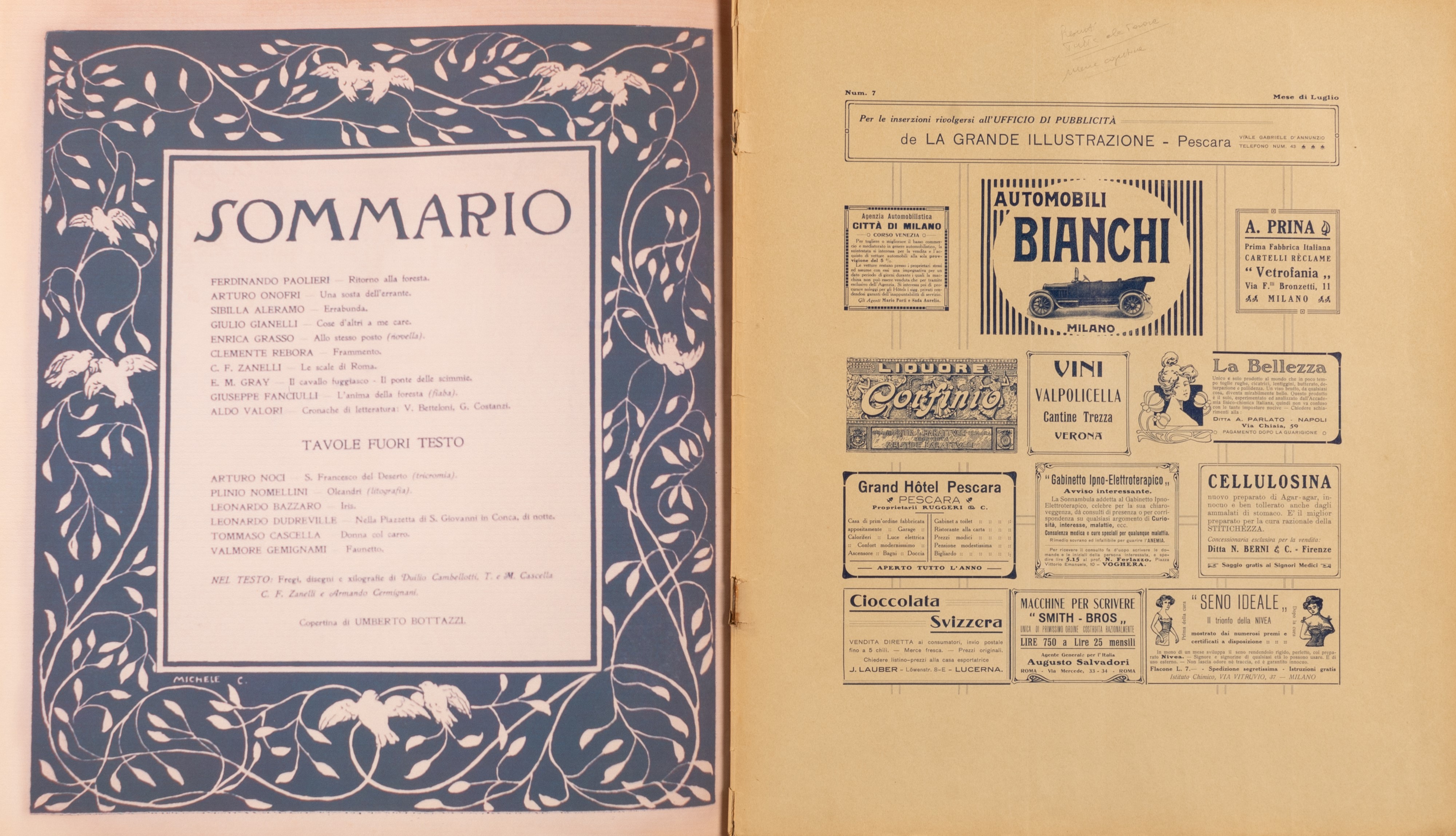 La Grande Illustrazione, Anno i N. 7