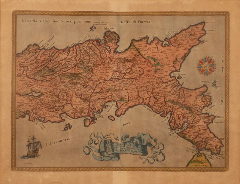Regni Neapolitani Verissima Secundum Antiquorum et Recentiorum Traditionem Descriptio, Pyrrho Lig...