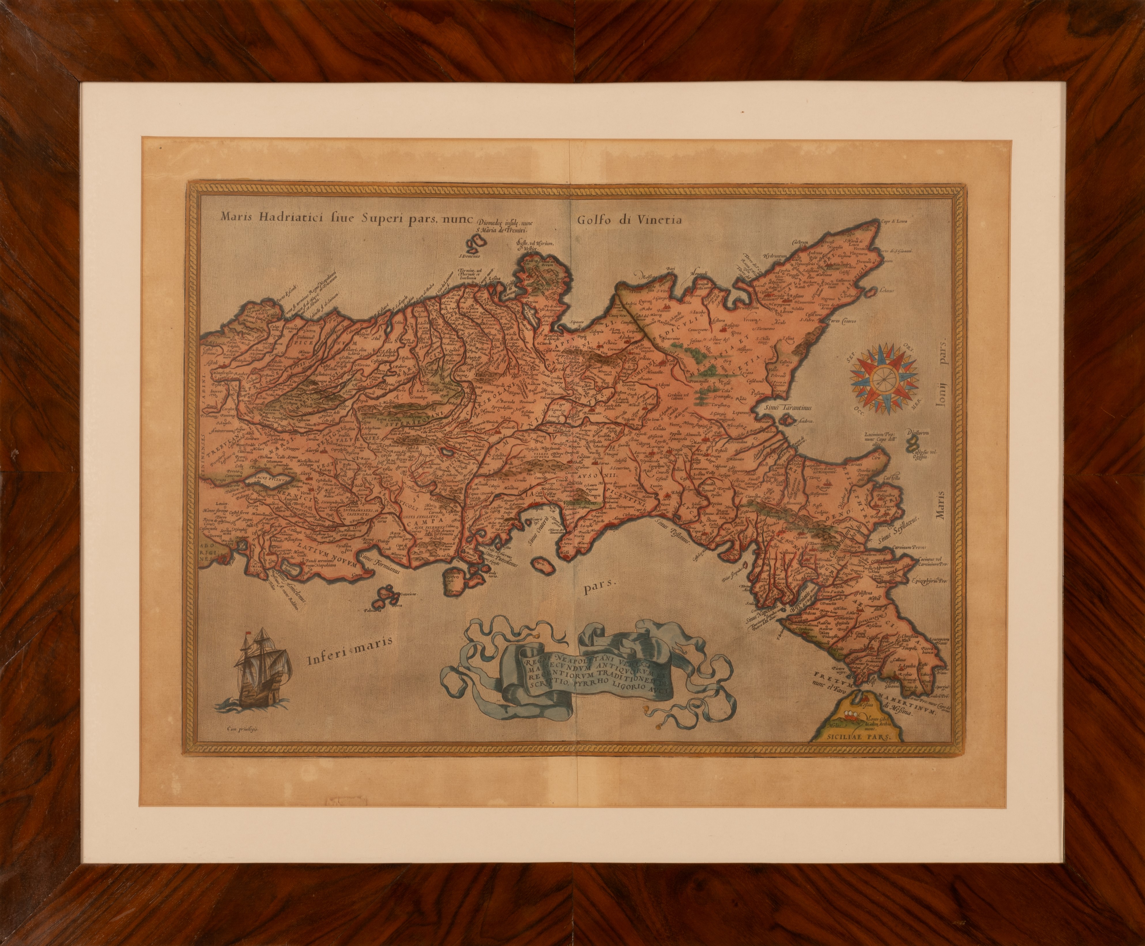 Regni Neapolitani Verissima Secundum Antiquorum et Recentiorum Traditionem Descriptio, Pyrrho Lig...