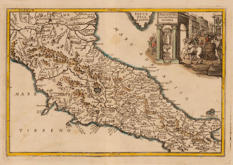 ITALIA-DALMAZIA. 1731. ITALIA MEDIA SIVE PROPRIA