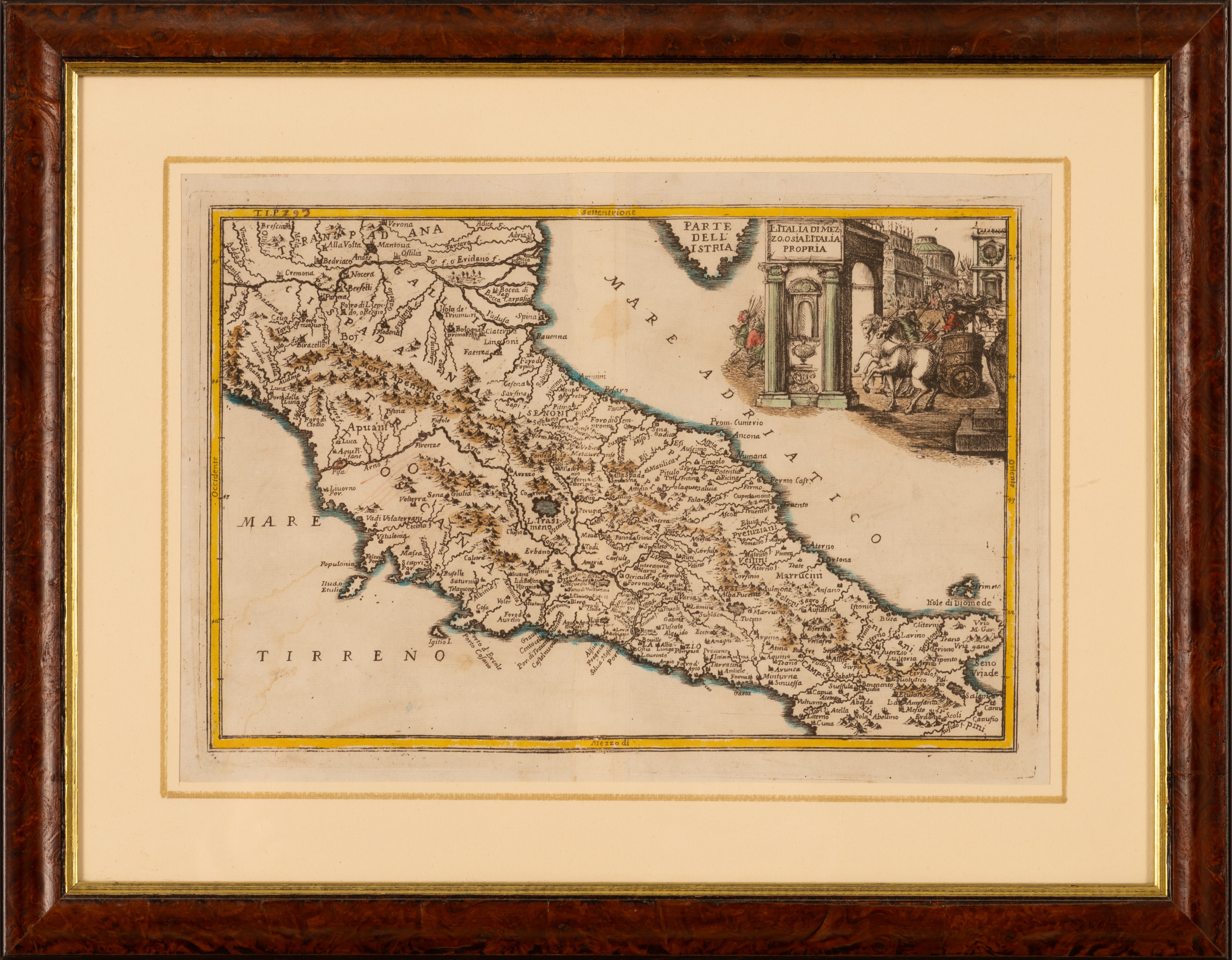 ITALIA-DALMAZIA. 1731. ITALIA MEDIA SIVE PROPRIA