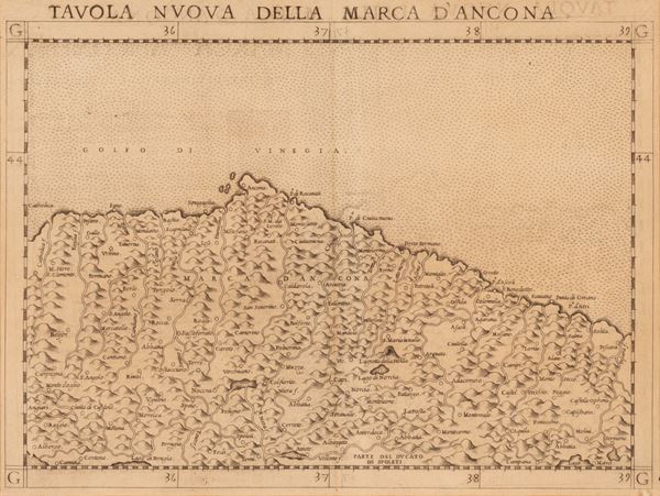 Girolamo  Ruscelli - Tavola Nova della Marca d’Ancona