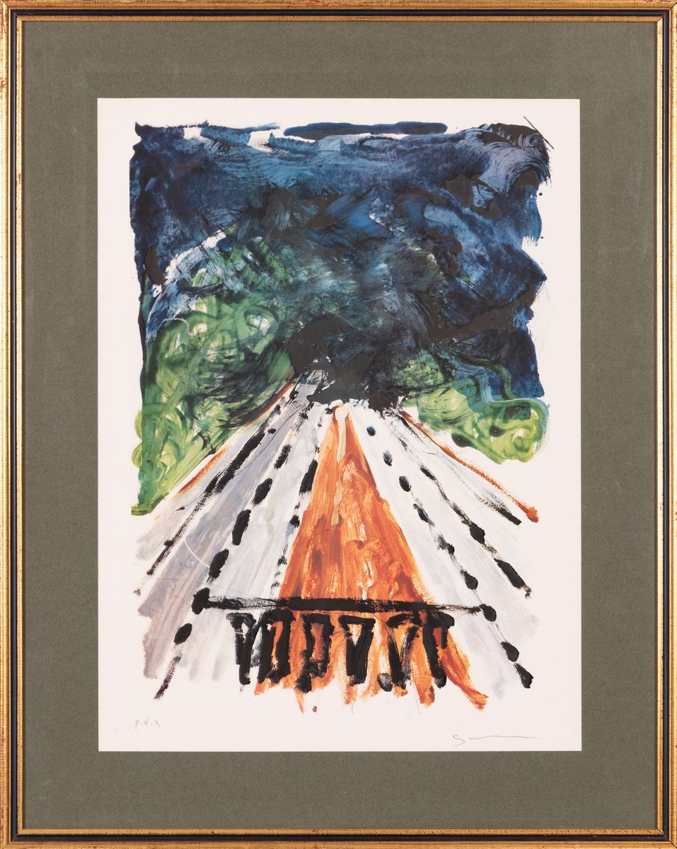 Mario Schifano - Lotto di 3 Serigrafie "autostrade"