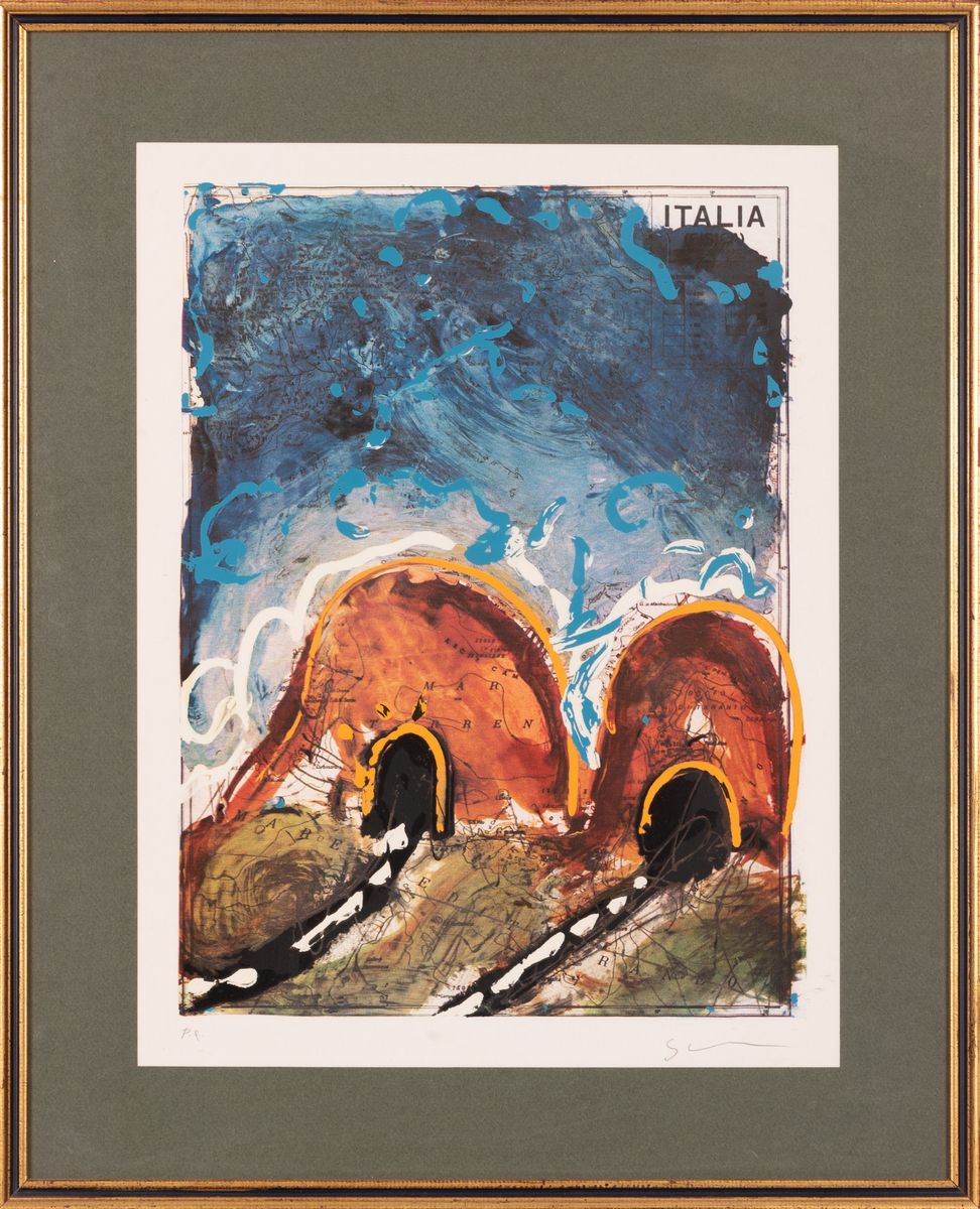 Mario Schifano - Lotto di 3 Serigrafie "autostrade"