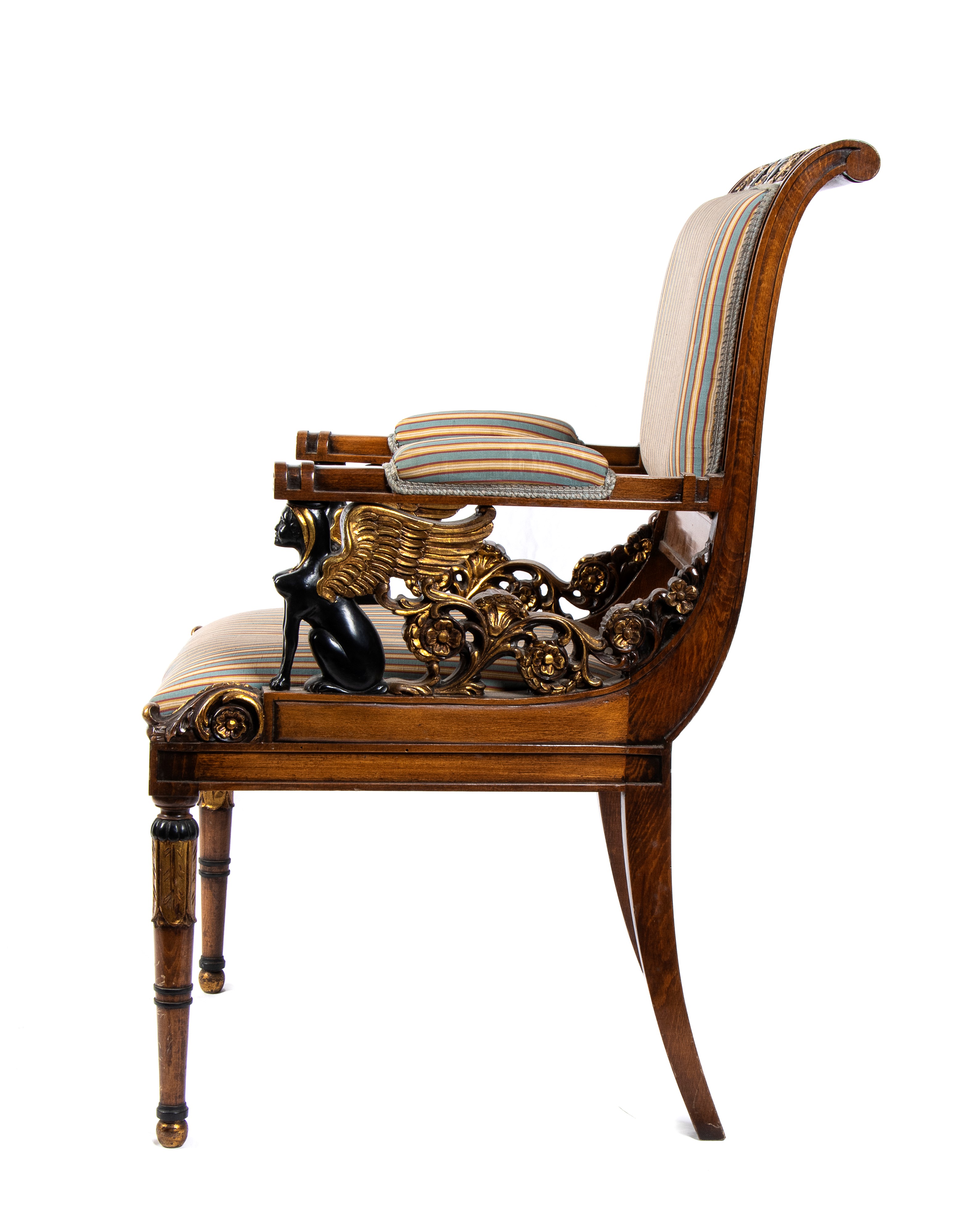 Coppia di sedie in stile Impero