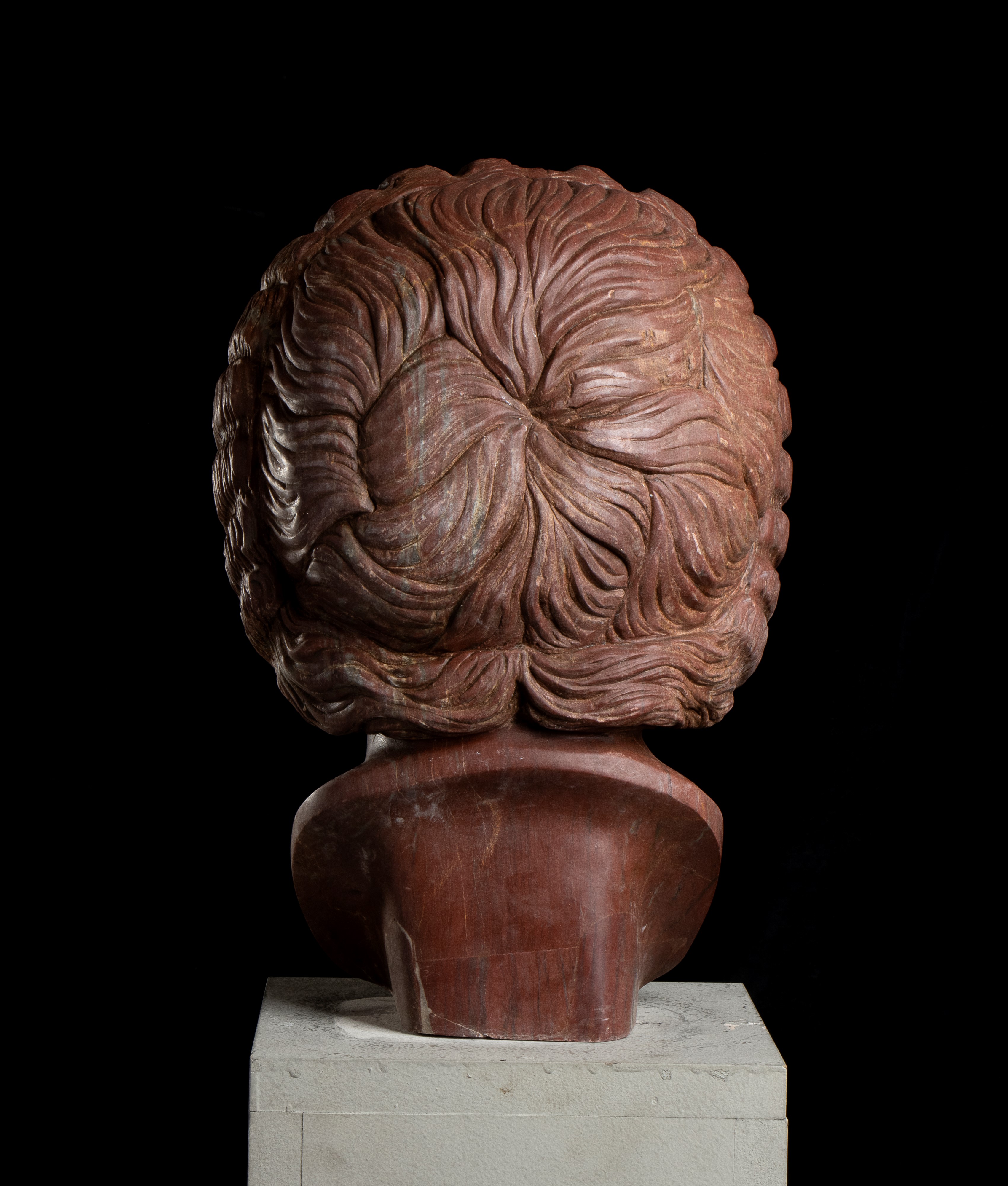 Giulia Domna in rosso antico. Scultore romano del XX secolo