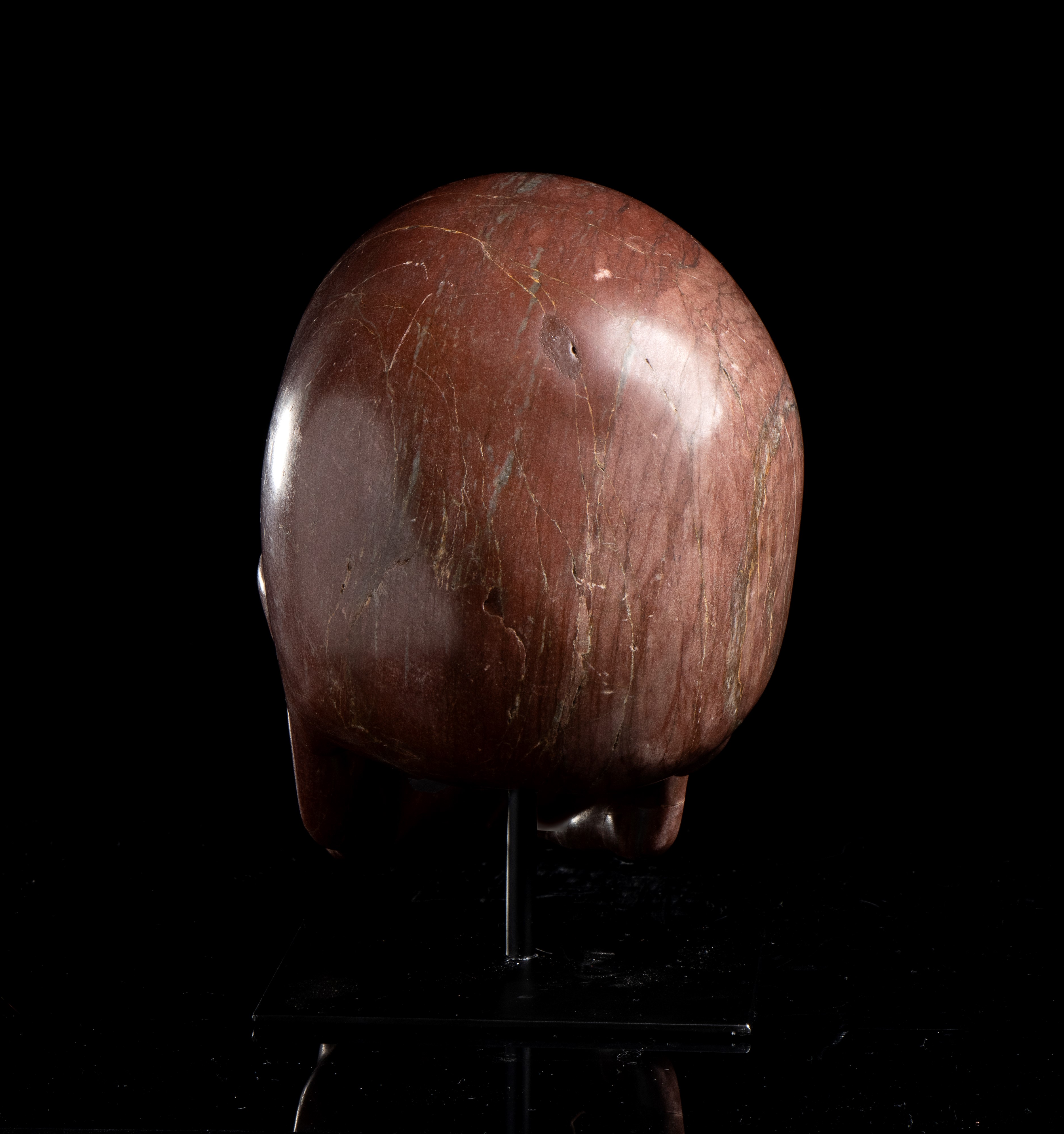 Vanitas in marmo rosso antico