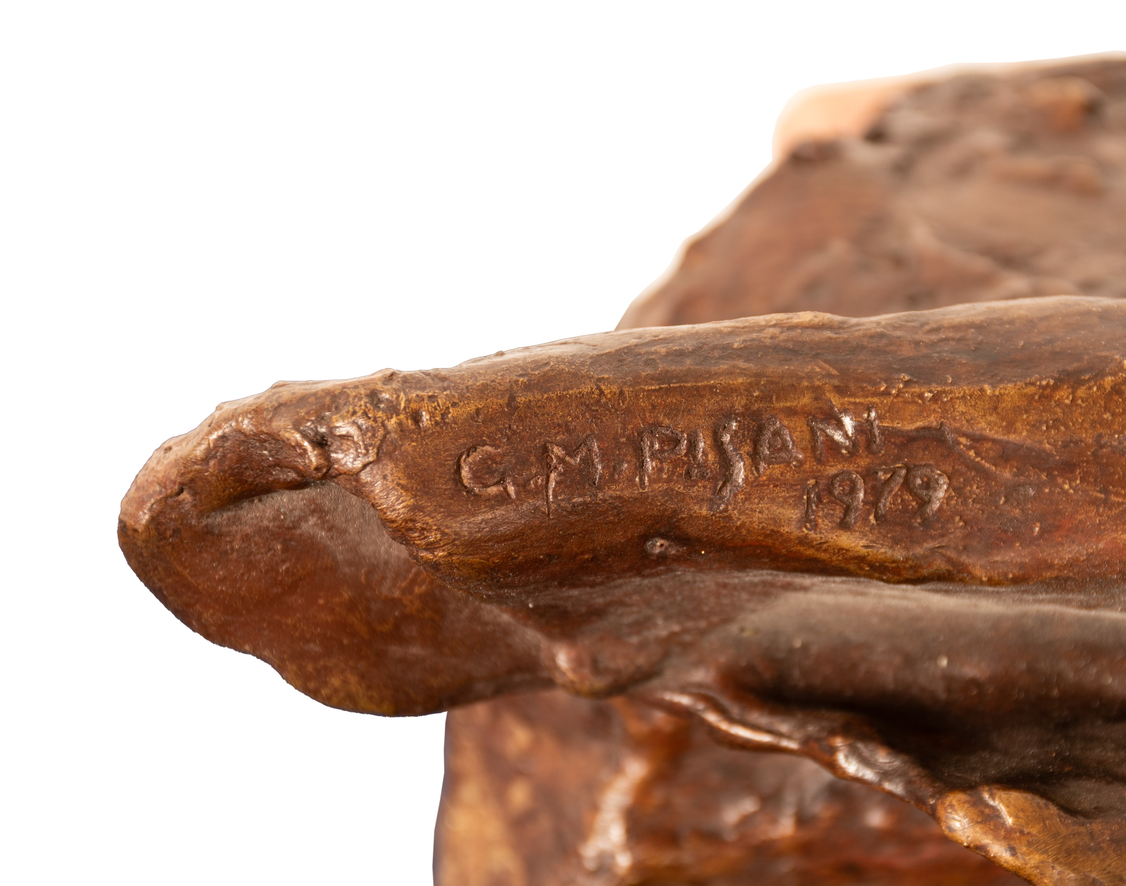 Scultura raffigurante donna velata