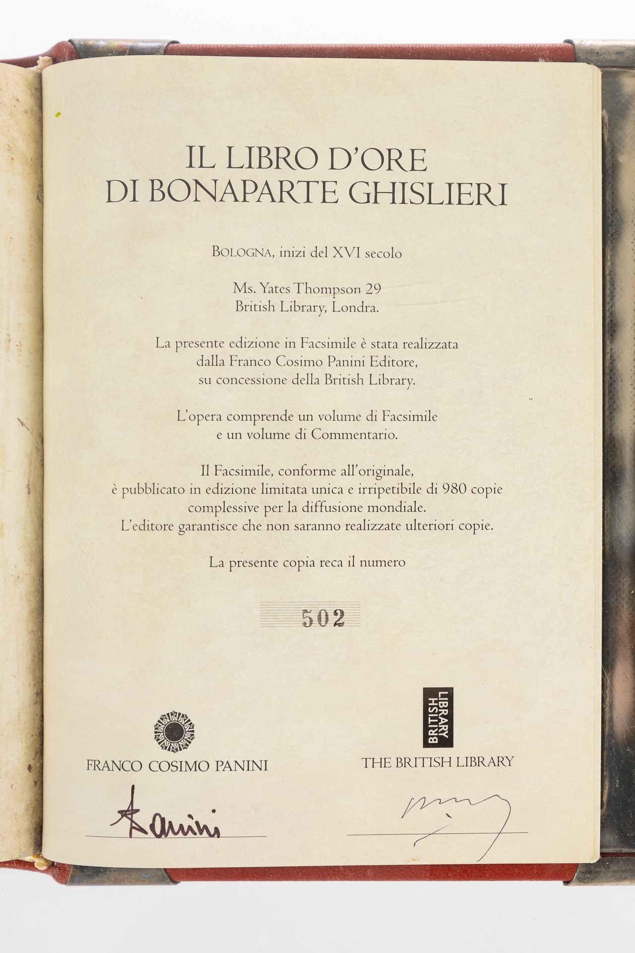 Libro d’Ore di Bonaparte Ghislieri (Libro d’Ore del Perugino, Hours of Bonaparte Ghislieri). Brit...