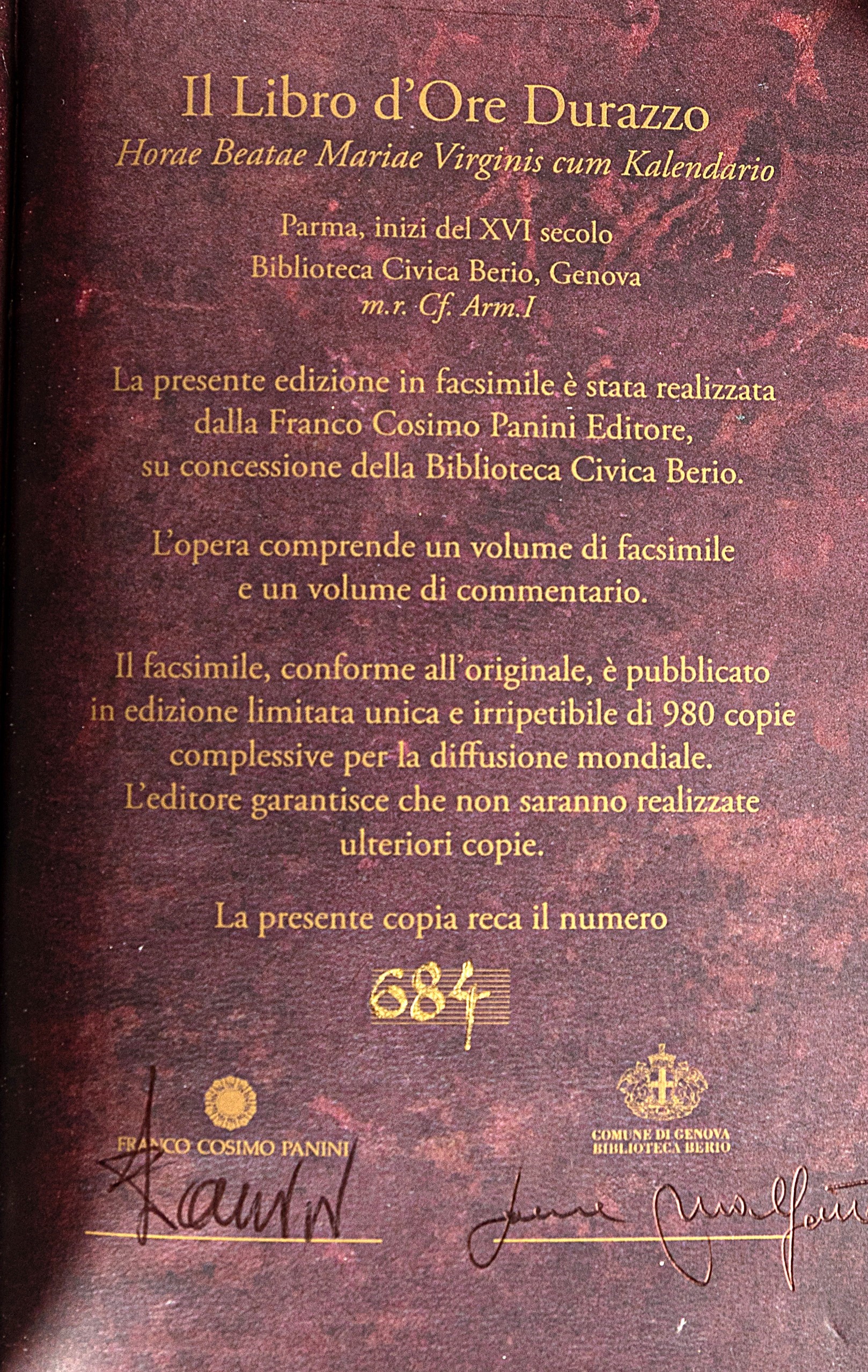 Libro d’Ore Durazzo (Durazzo Book of Hours; Offiziolo Durazzo; Horae Beatae Mariae Virginis, cum ...