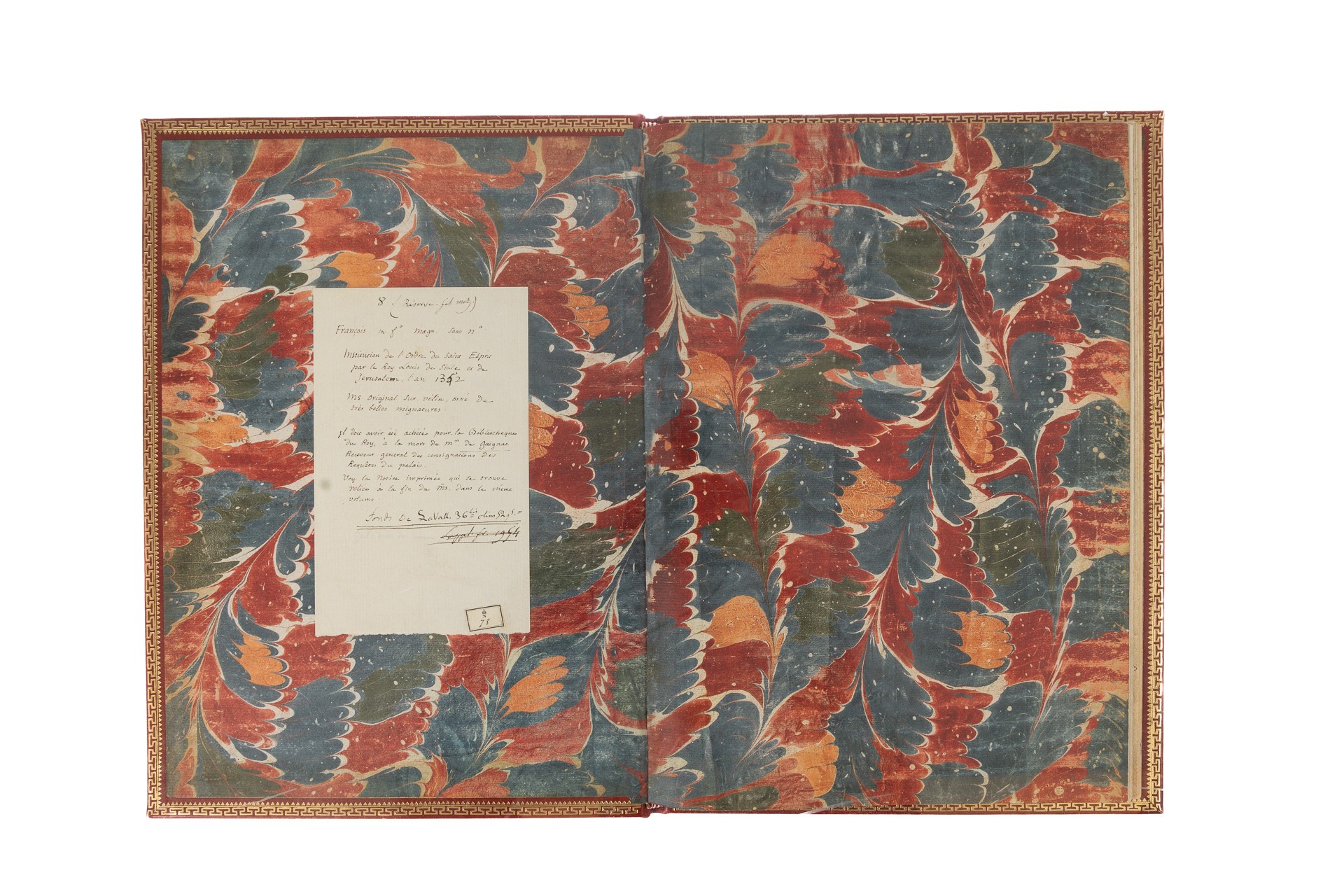 Le regole della cavalleria (Il manoscritto Français 4274; Status de l’Ordre di St. Esprit au droi...