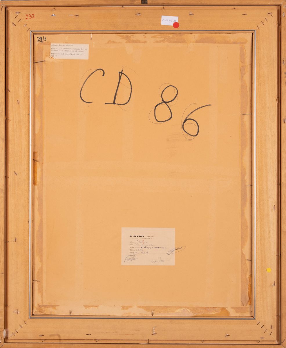 Georges Mathieu - Composizione