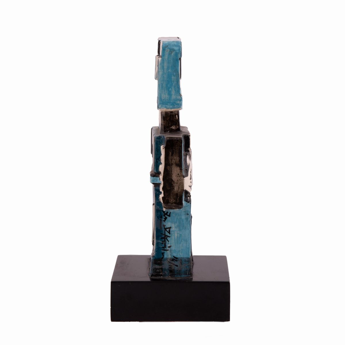 Ibrahim Shaban Likmetaj Kodra - Coppia di Sculture in Ceramica con Ukulele