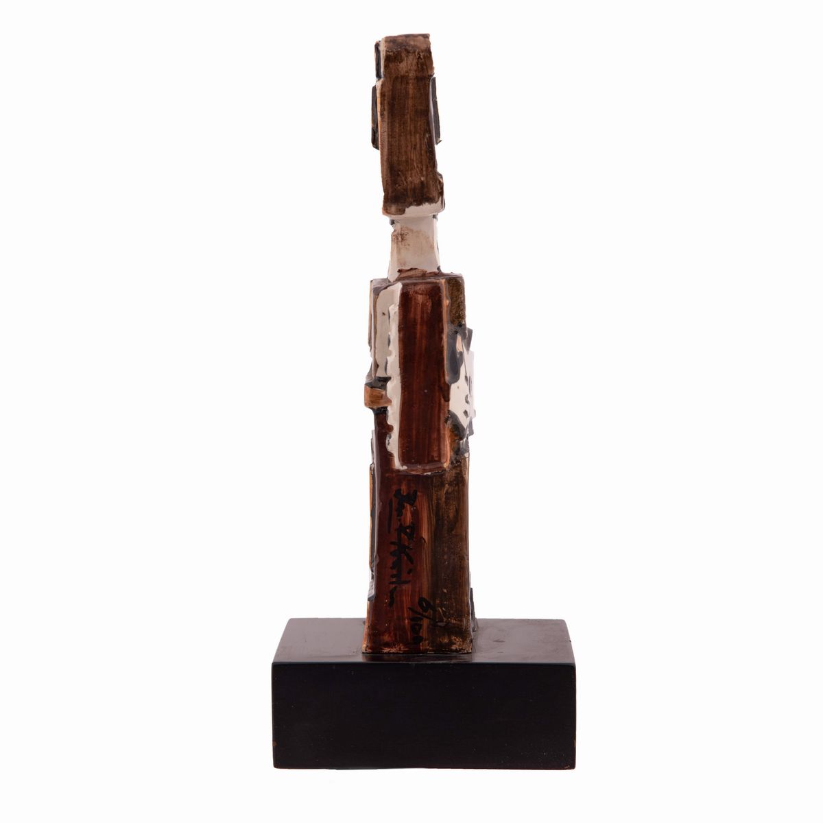 Ibrahim Shaban Likmetaj Kodra - Coppia di Sculture in Ceramica con Ukulele