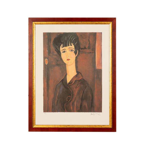 Amedeo Modigliani : Victoria  (2008)  - Litografia su carta - Auction - Gliubich Casa d'Aste