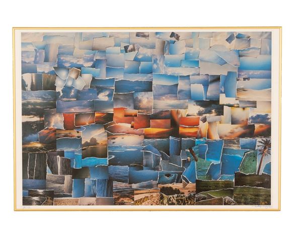 Catherine Paquay : Visioni di tramonti - Decostruttivismo  (1988)  - Grafica su carta eseguita in 100 esemplari - Auction - Gliubich Casa d'Aste