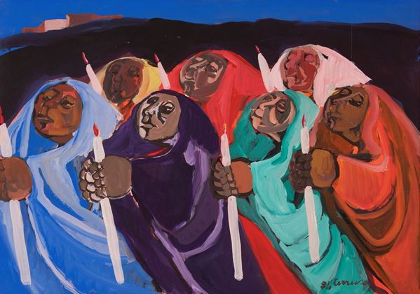 Saverio Terruso - Donne in processione