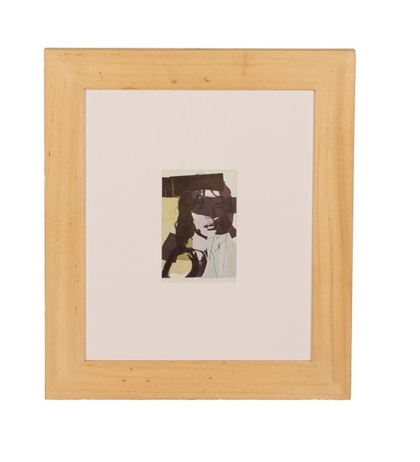 Andy Warhol : Mick Jagger  (1975)  - Serigrafia Offset su carta Arches (Rough) - Asta Asta a Tempo: Grafica e Multipli d'Autore - Gliubich Casa d'Aste