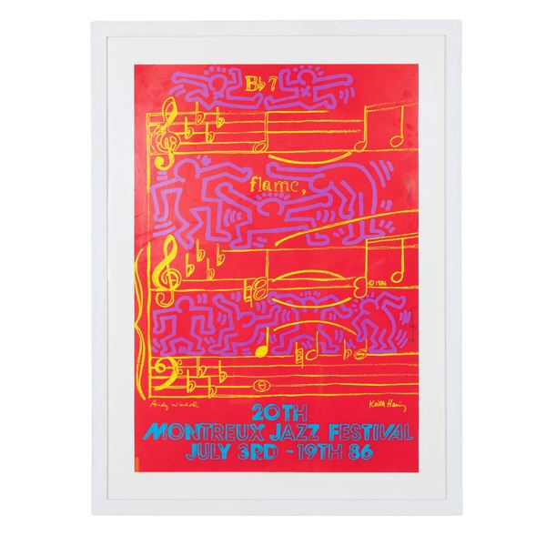 Andy Warhol : Montreaux Jazz Festival   (1986)  - serigrafia offset - Auction - Gliubich Casa d'Aste