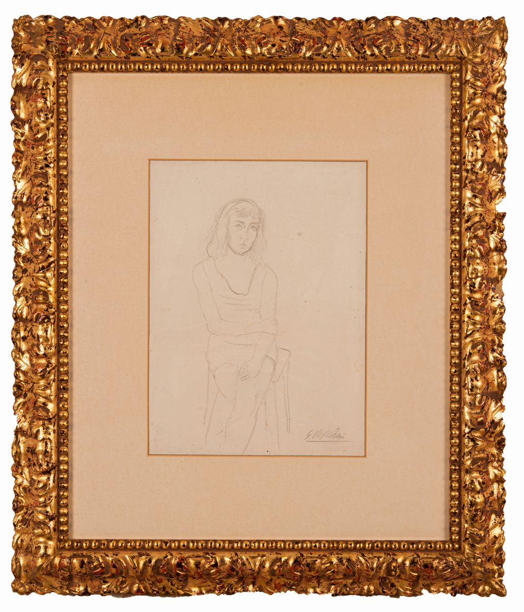 Giuseppe Viviani - Ragazza Seduta