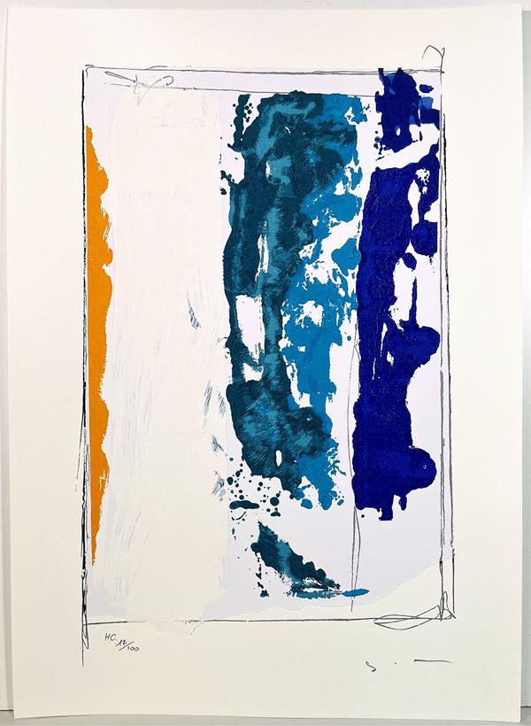 Mario Schifano : Senza Titolo  - serigrafia materica - Asta Asta a Tempo: Grafica e Multipli d'Autore - Gliubich Casa d'Aste